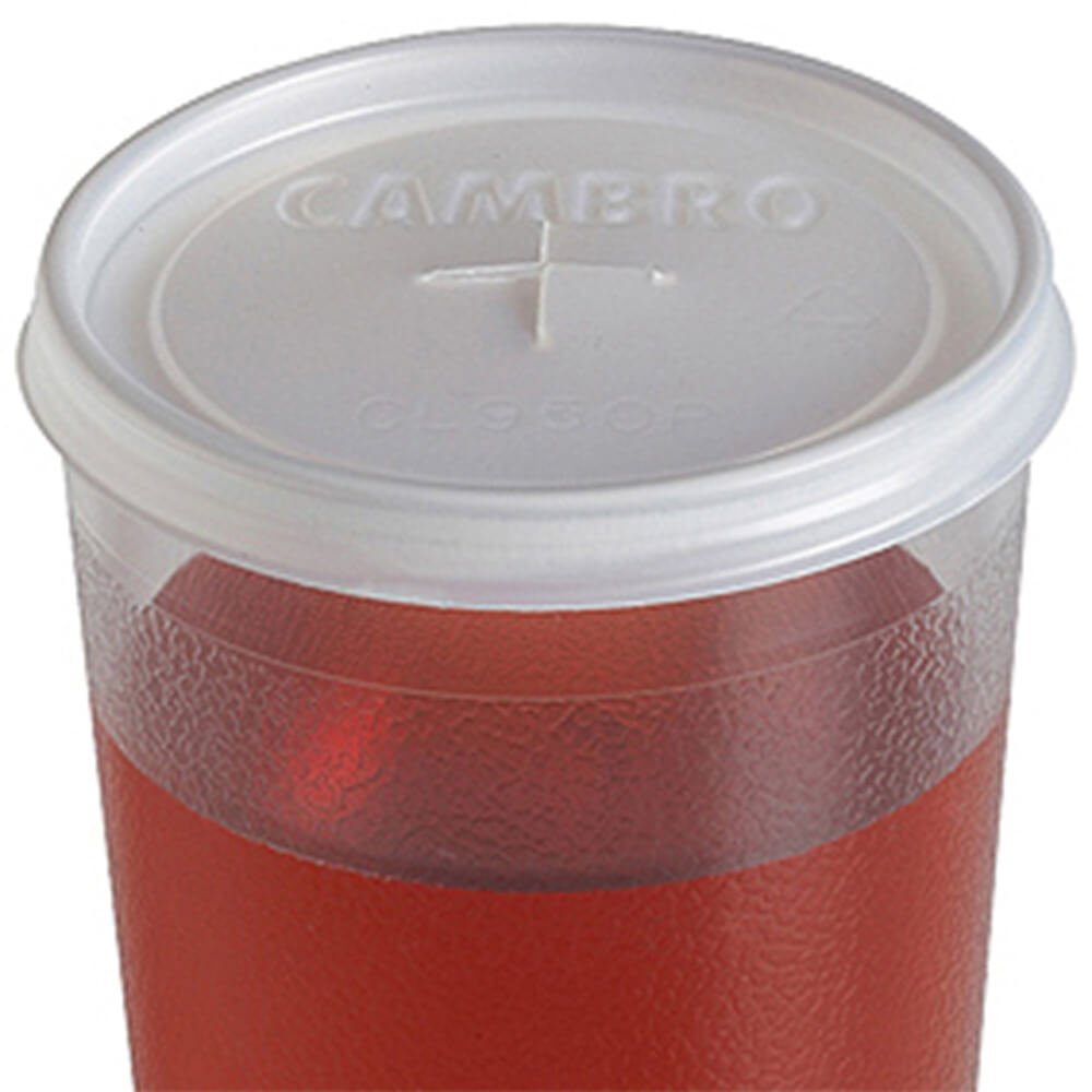 Cambro Disposable Lid, Fits Colorware Tumbler #950P2