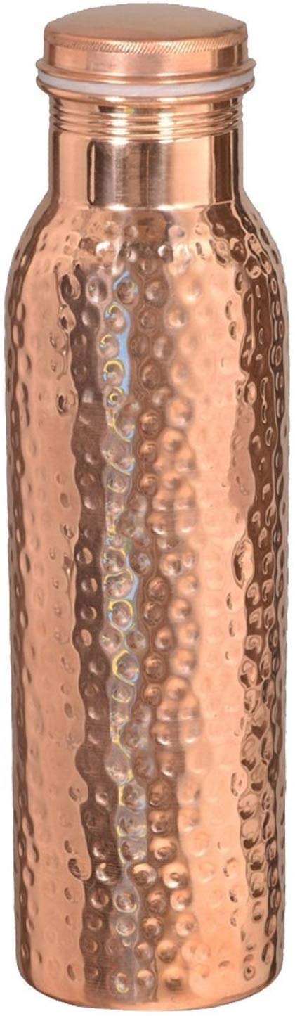 Osnica 100% Pure Copper Water Bottle Ayurvedic Water Copper Bottle - Leak-Proof Water Bottle Seal Cap, Joint Free Copper Bottle 
