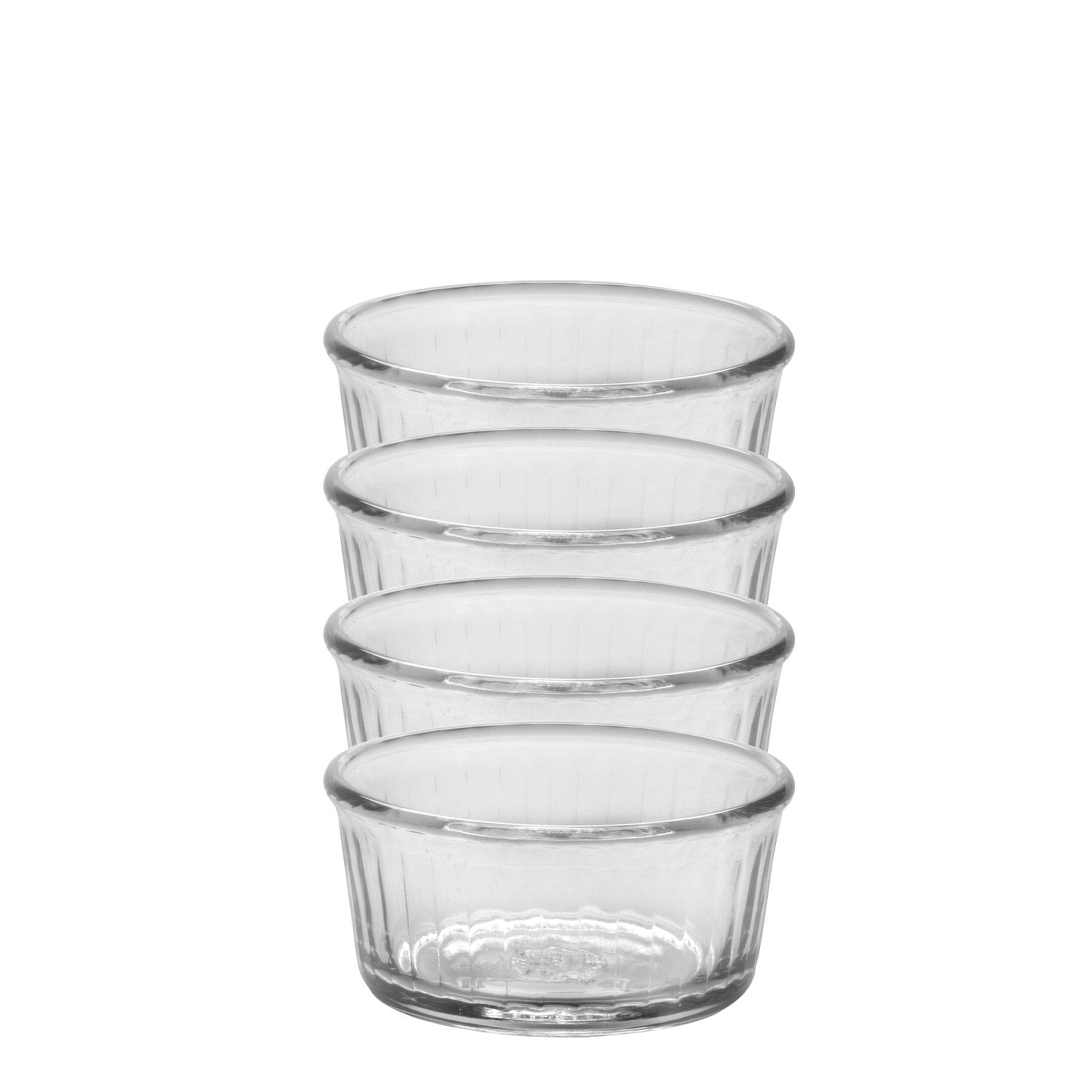Duralex Made In France 4-Ounce Glass Ramekin, Set Of 4