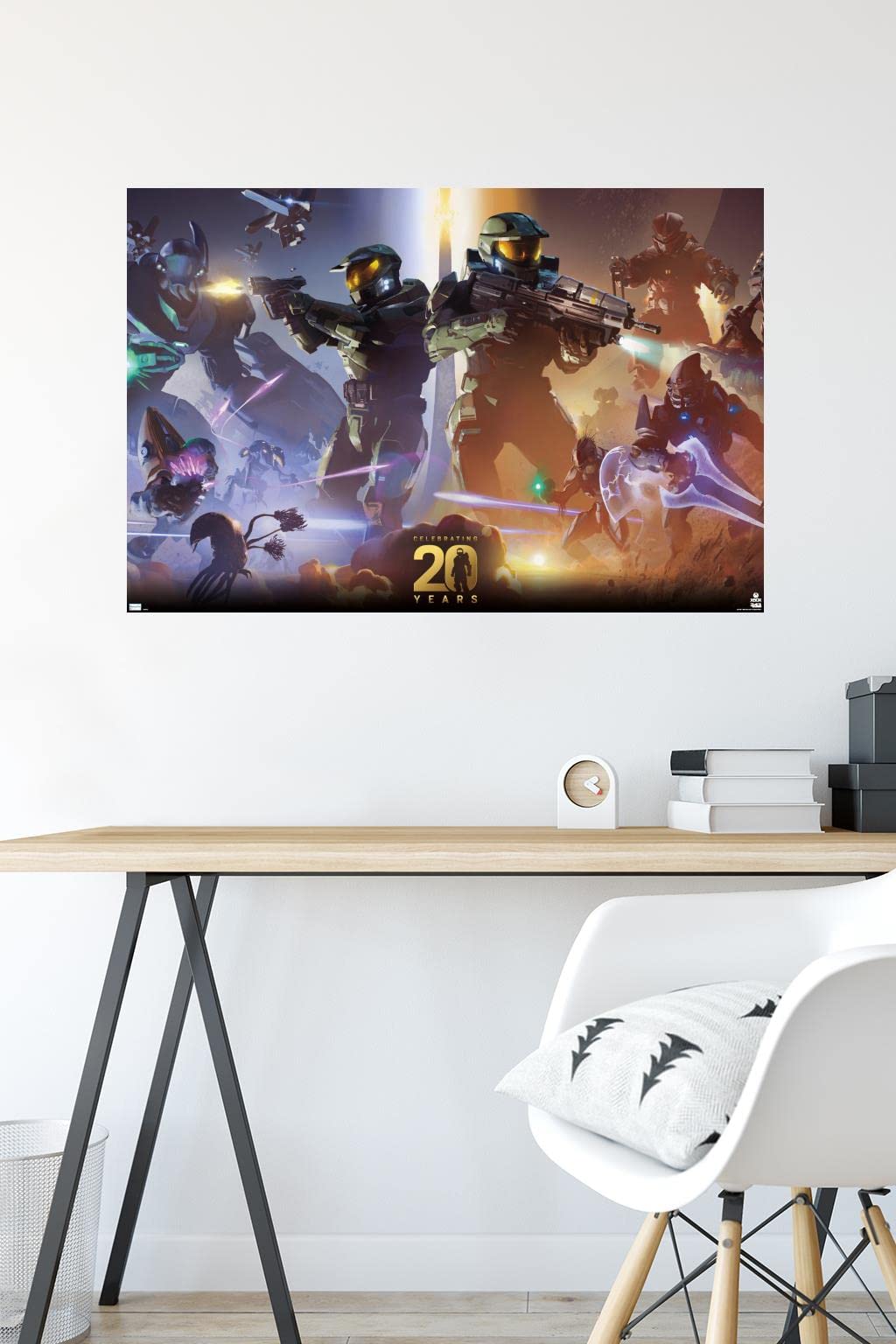 Trends International Halo - 20 Years Wall Poster, 22.37'' X 34.00'', Premium Unframed Version