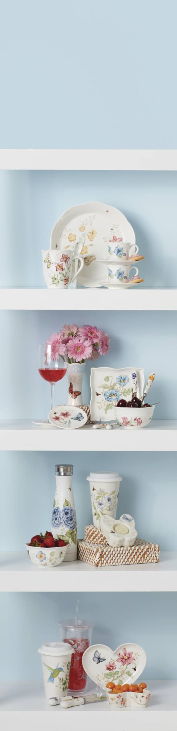 Lenox 885606 Butterfly Meadow Butterfly-Shaped Bowl, White