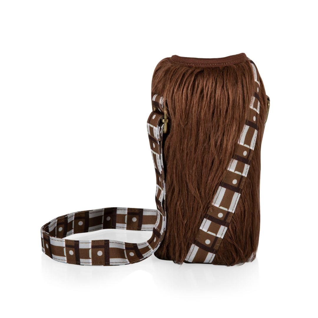 PICNIC TIME Star Wars Chewbacca Water Bottle Holder, Insulated Water Bottle Cooler Tote with Adjustable Shoulder Strap, Fits 20 
