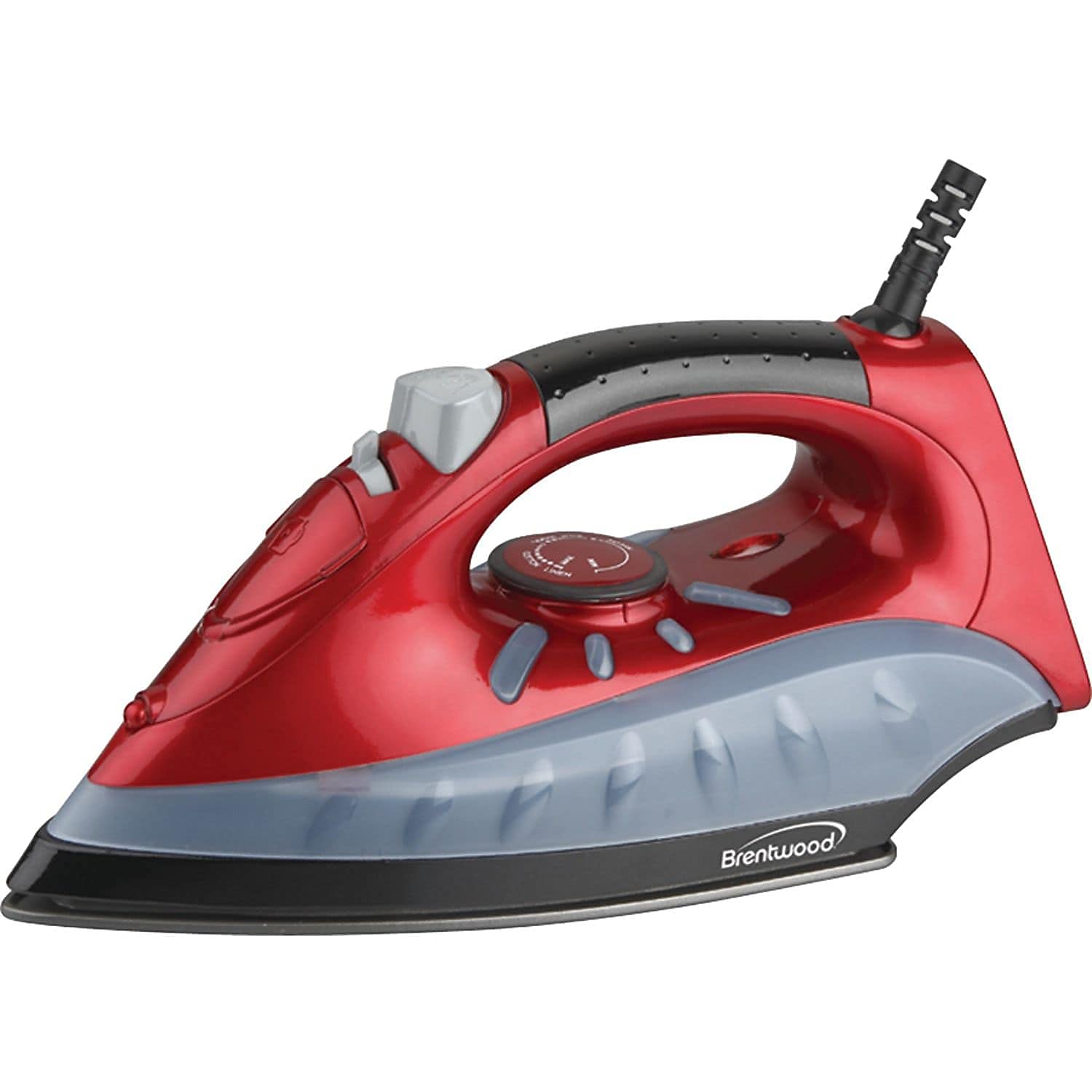 Brentwood MPI-61 Non-Stick Steam Iron, Red