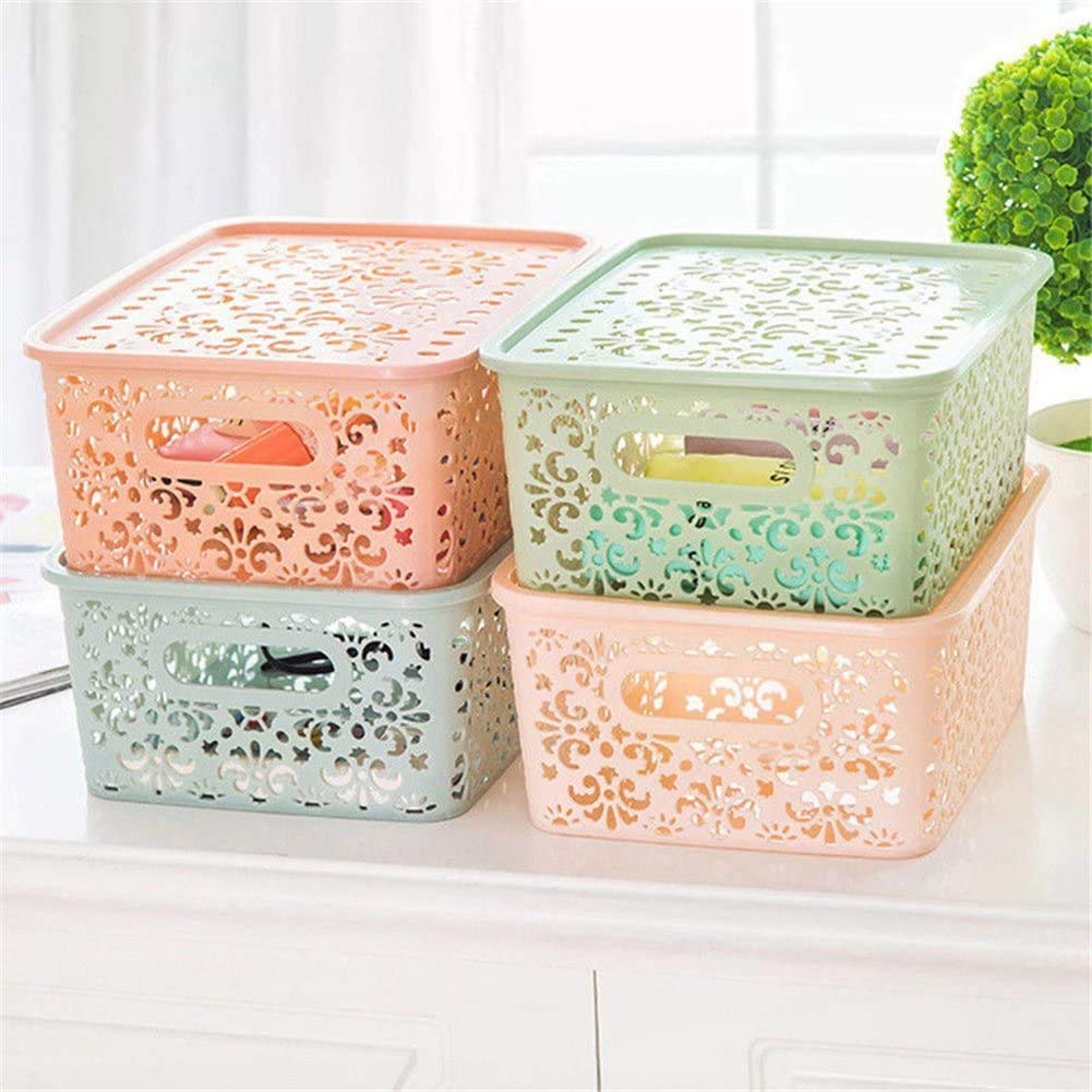 Homevilla Multipurpose Hollow Plastic Socks Storage Box Case Underwear Baskets Closet Organizer Clothes Kids Toy Kitchen Home Co