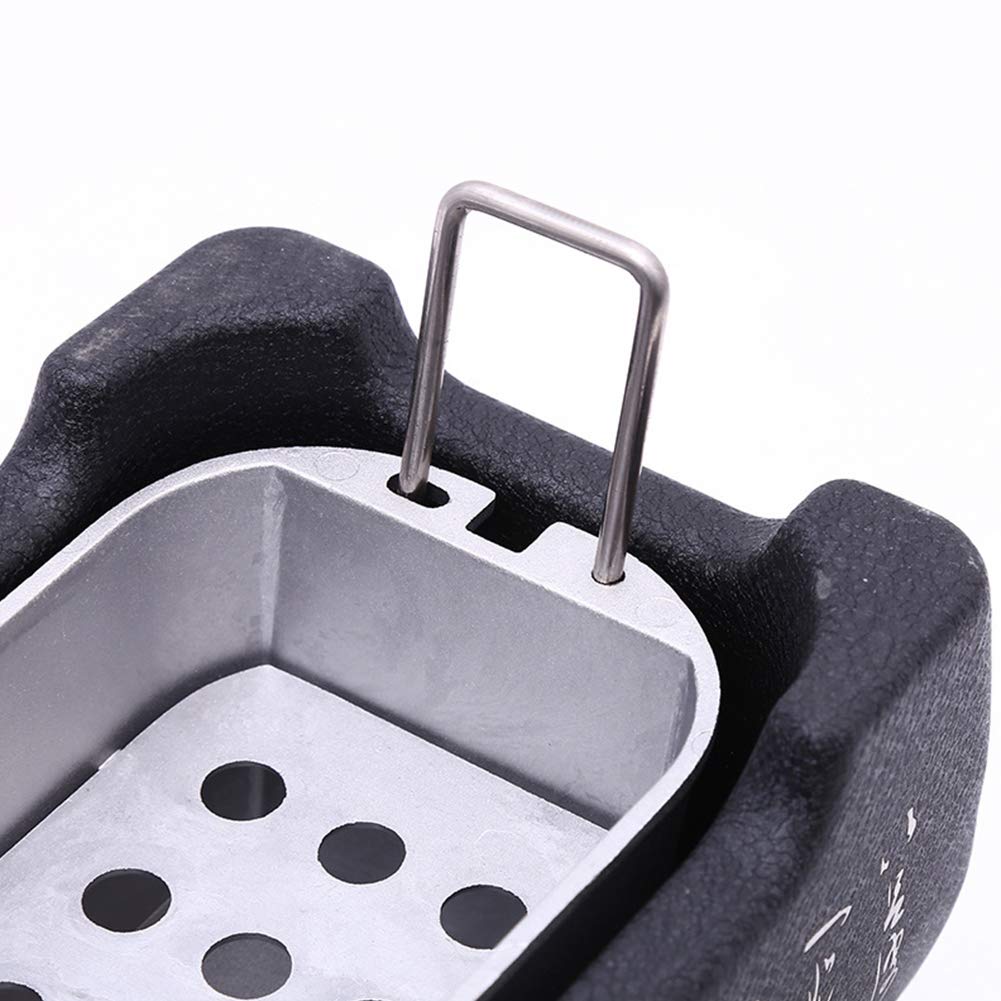 Japanese Style Bbq Grill, Mini Portable Barbecue Stove Japanese Food Charcoal Stove With Wire Mesh Grill And Base, For Yakiniku,