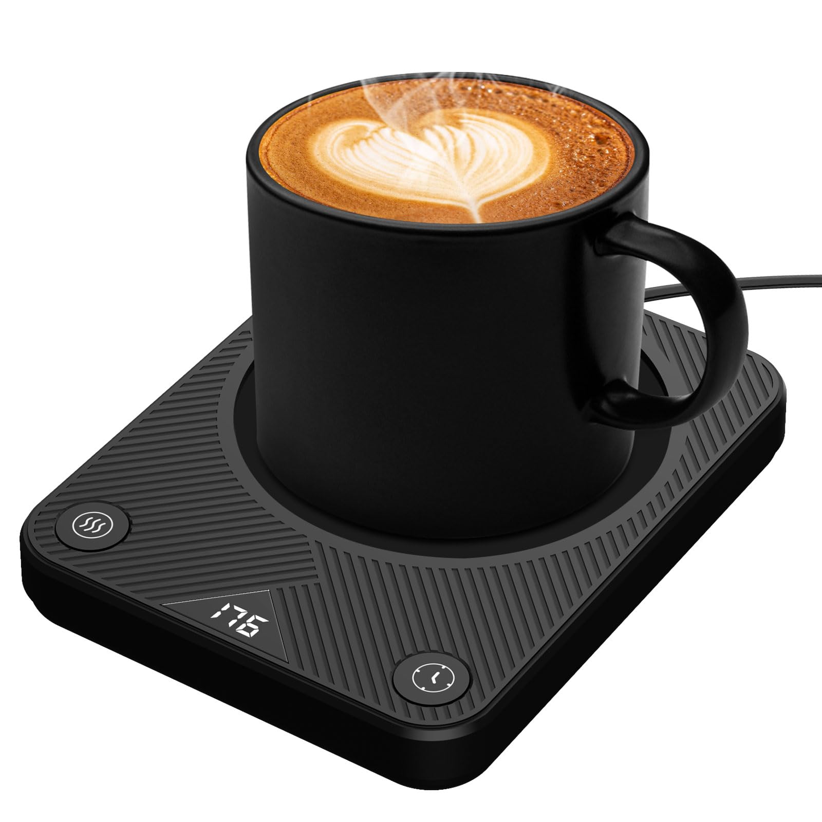 Mug Warmer, Coffee Mug Warmer With 3 Temperature Settings, Coffee Warmer For Desk Auto Shut Off, Portable Coffee Warmer, Coffee