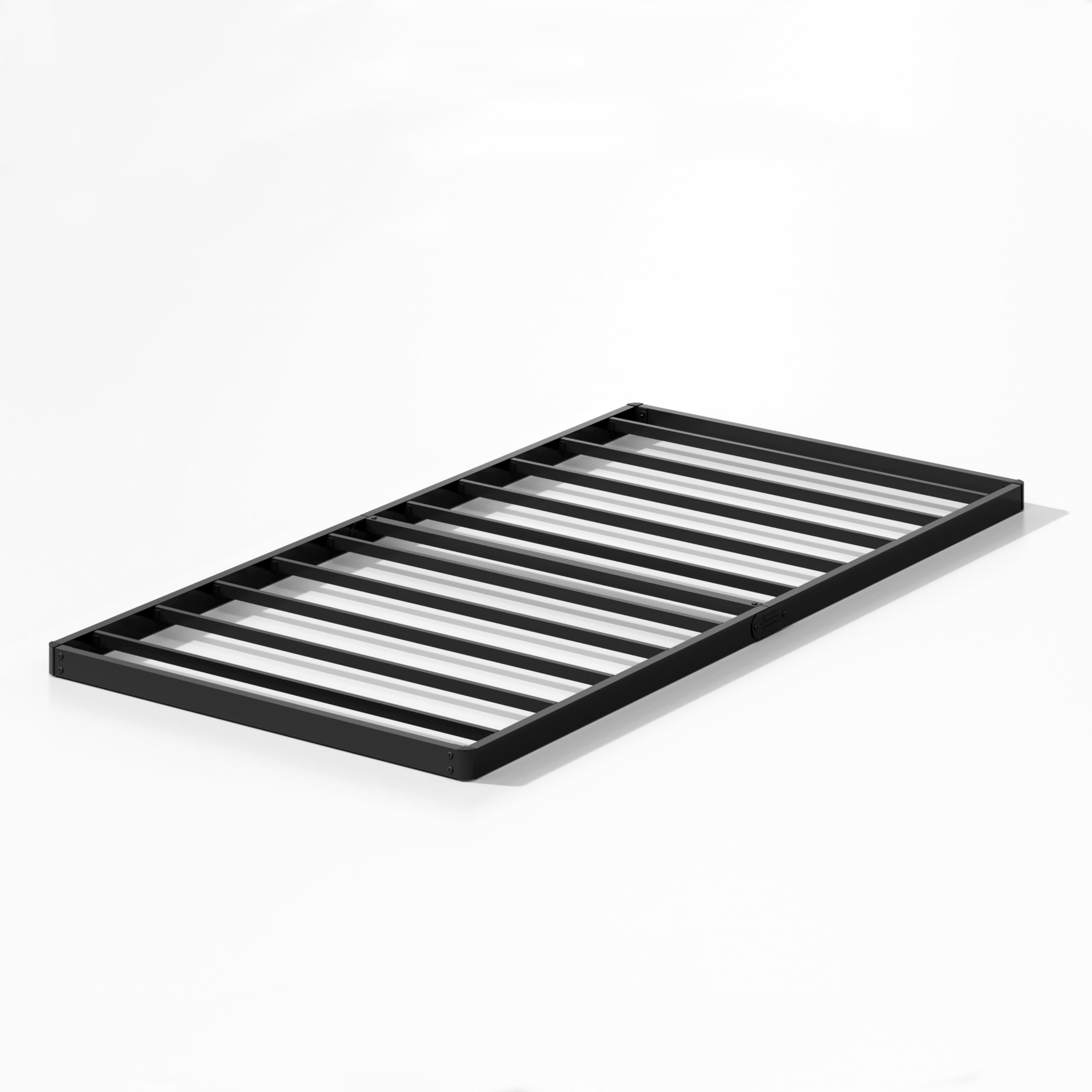 SHLAND Twin Box Spring 2 Inch Low Profile Bunkie Board Bed Slat Replacement, Twin Size Box Spring, Mattress Surpoort Base, Noise