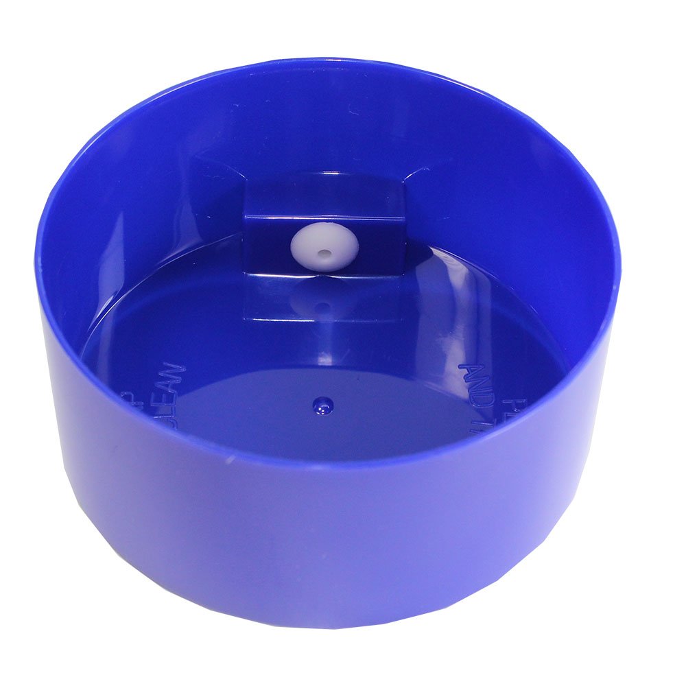 Tightvac 3 To 12 Oz Vacuum Sealed Storage Container, 1.3-Liter/1.1-Quart, Dark Blue Cap & Clear Body