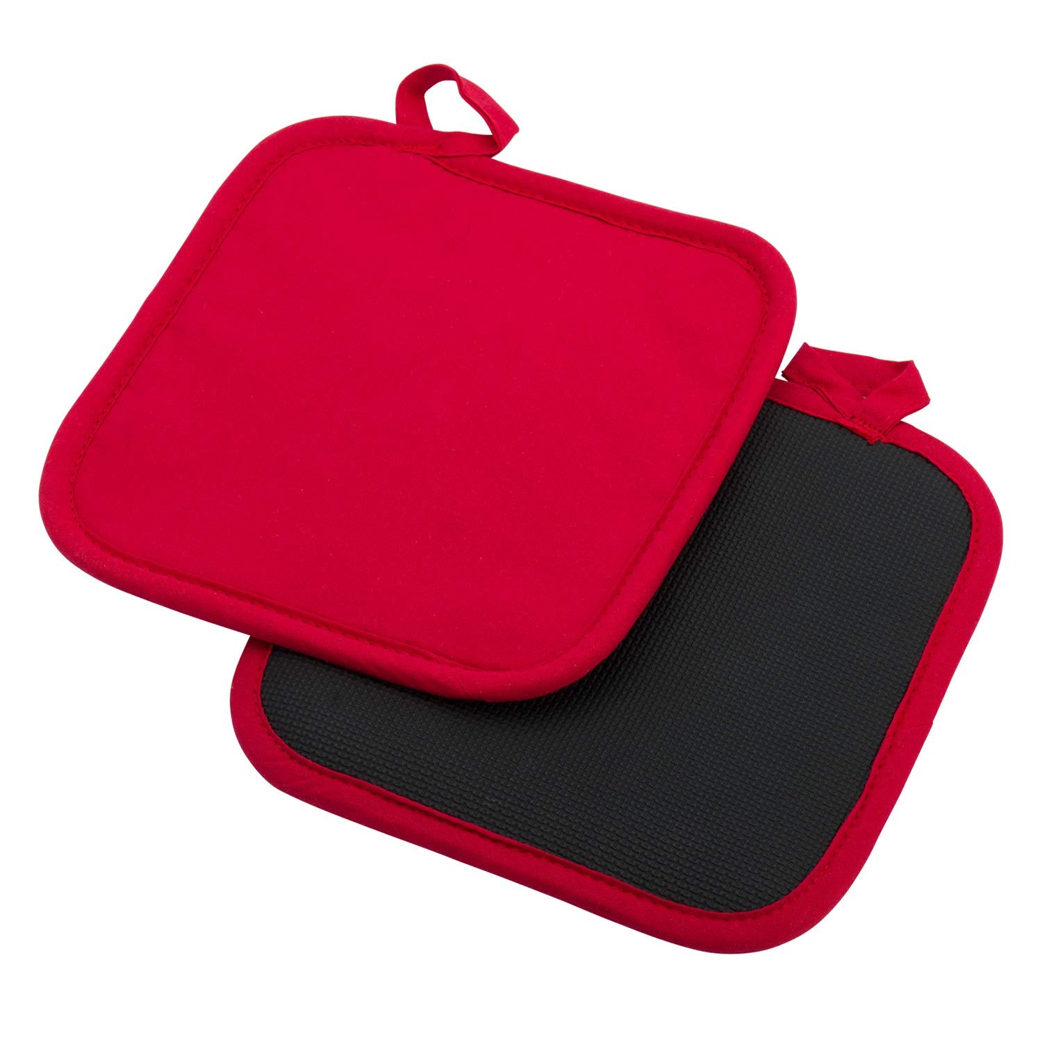 Westmark 2 Pot Holders, Professional, Red/Black
