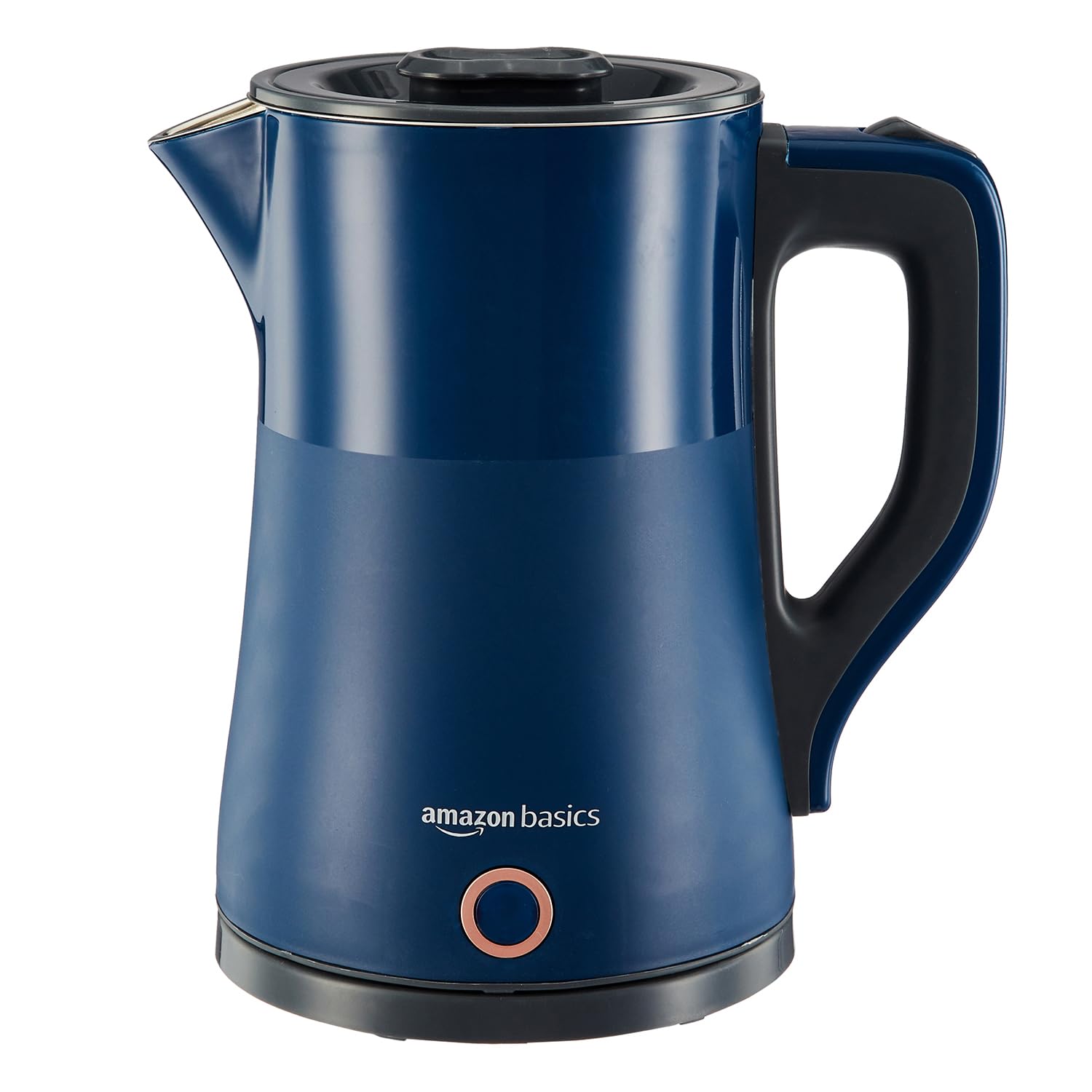 Amazon Basics 1.5 Litre Electric Kettle | 1500W | 360 Swivel Base | Led Indicator | Dry Boil Protection | Auto Shut-Off & Overhe