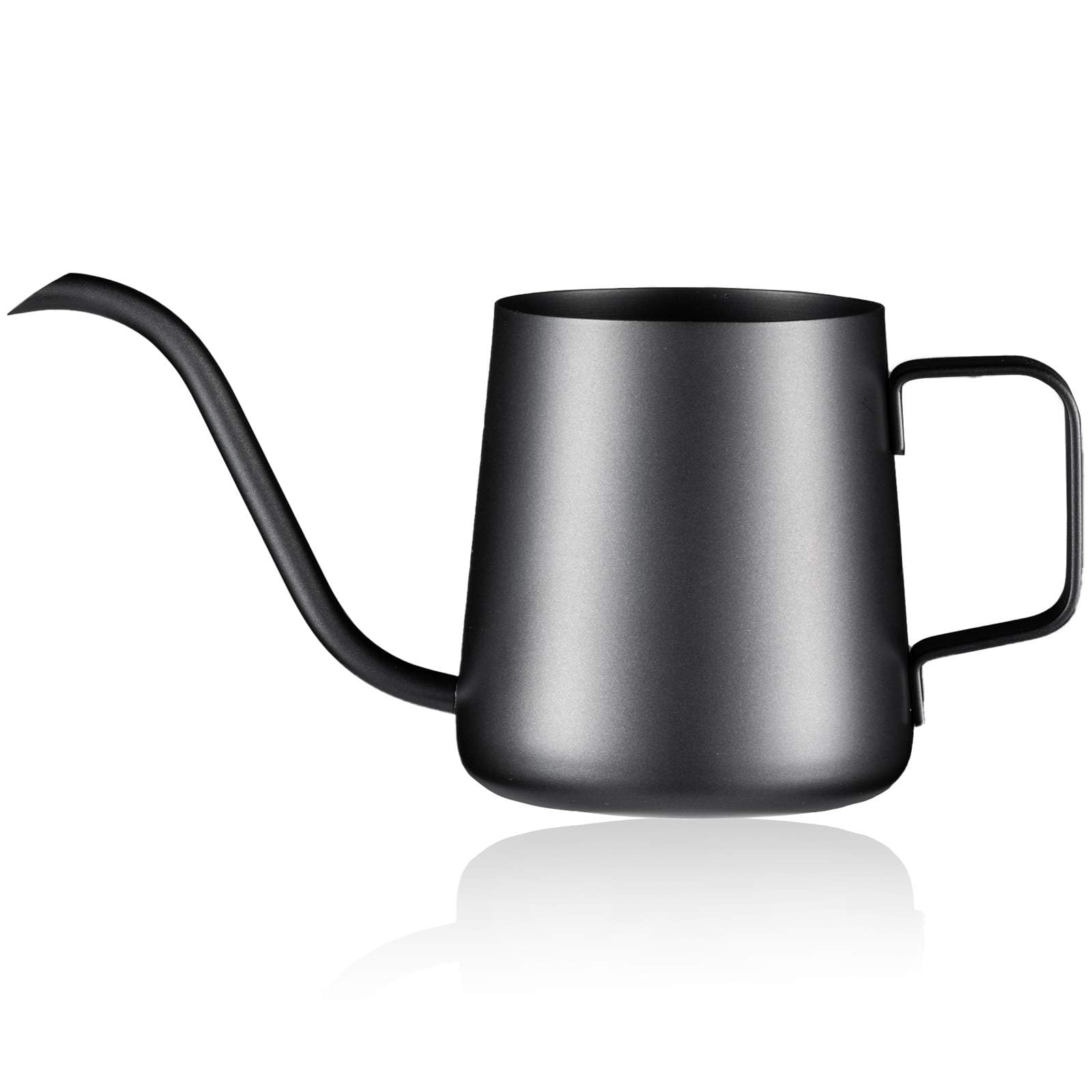PARACITY Pour Over Kettle Gooseneck Spout Coffee Tea Pot 12OZ Hanging Ear Hand Blunt Long Narrow Drip Cup for Coffee Maker Caraf