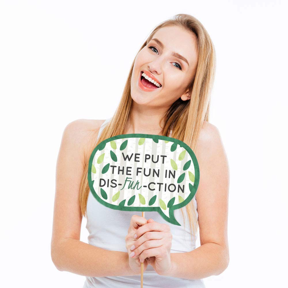 Big Dot Of Happiness Funny Family Tree Reunion - Family Reunion Photo Booth Props - Family Photo Booth Props - Family Gathering