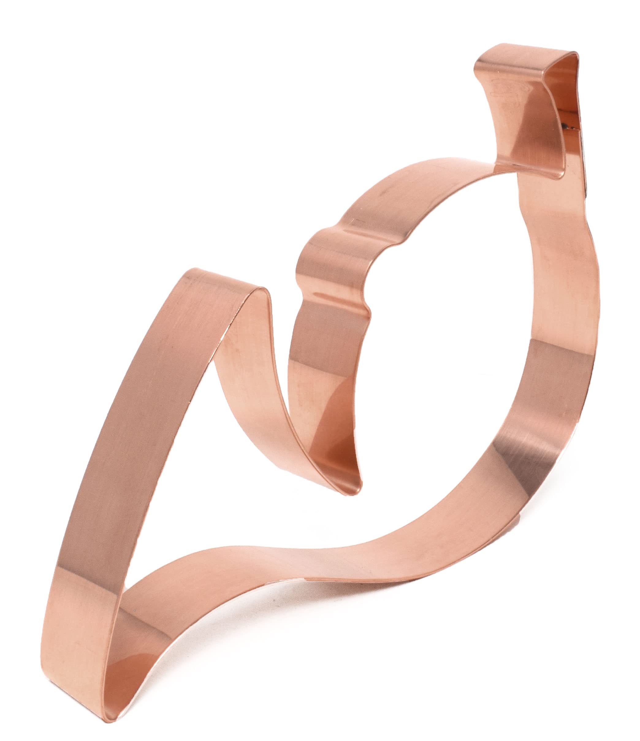 French Horn Musical Instrument Cookie Cutter 5 X 3.75 Inches - Handcrafted Copper By The Fussy Pup