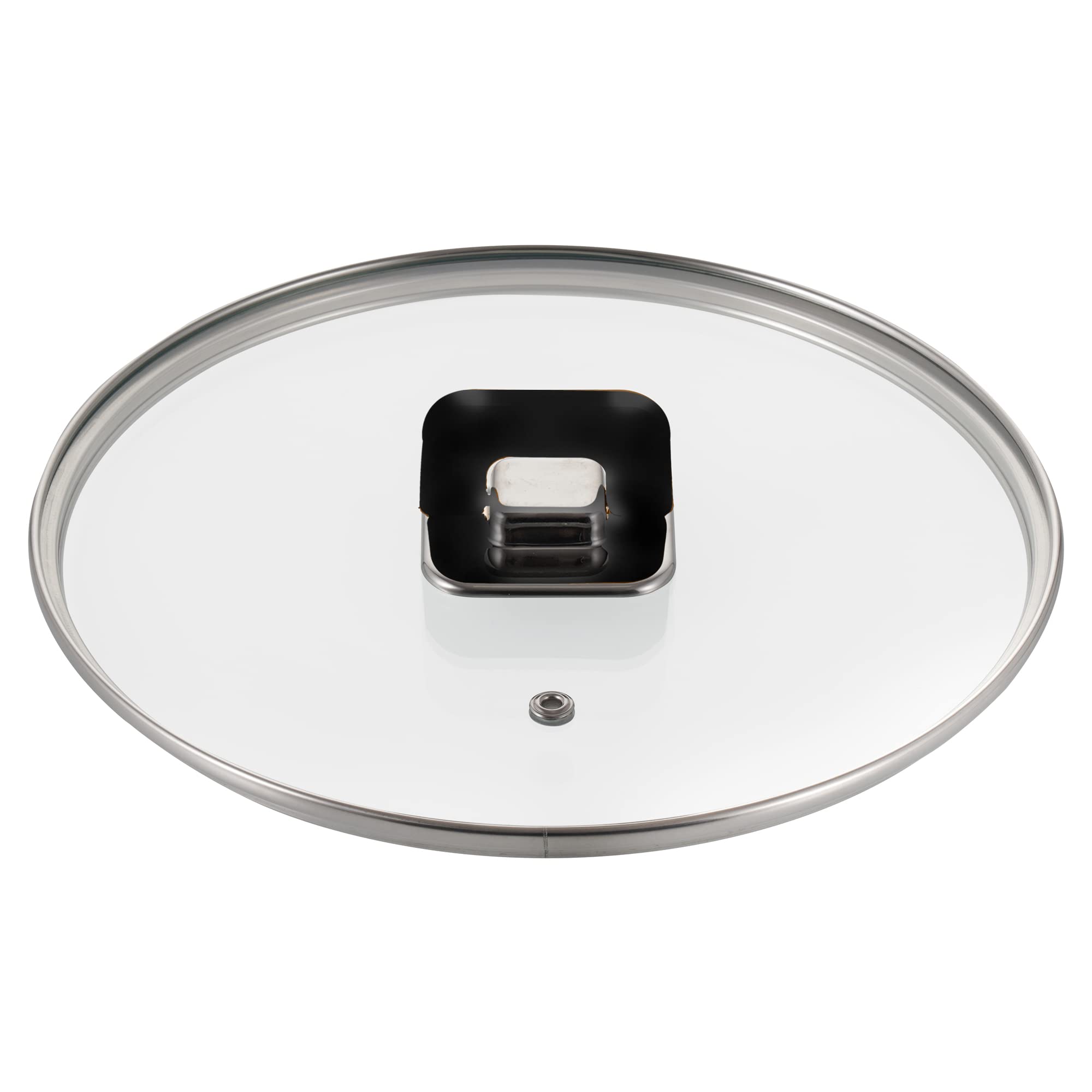 NutriChef Lid 5 Quart Casserole  NonStick Stylish Kitchen Cookware with Foldable Knob, PFOA Free, Works with Model: NCCWSTKBLK