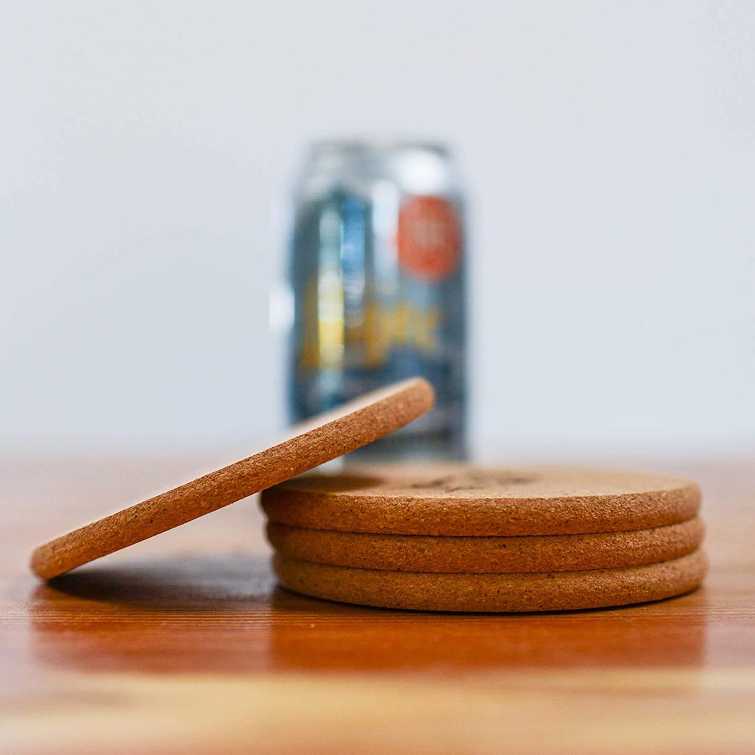 Fish Coasters (Set of 4) - Sustainable Absorbent Cork - Unique Gift for Guys - Car Coasters for Bass Fishermen  Freshwater  Saltwater  Coastal Decor  A Birthday Gift for Men - Fun Drink Mats