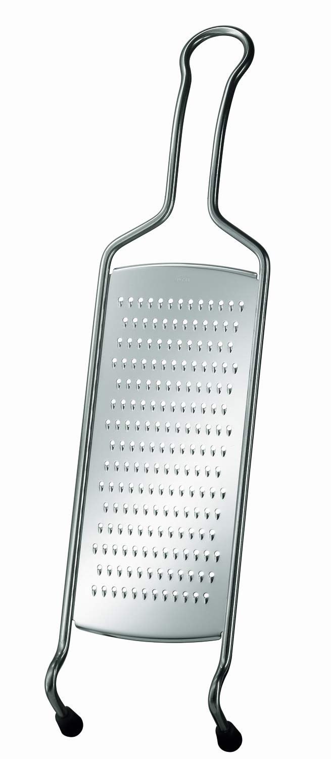 Rsle Stainless Steel Fine Grater, Wire Handle, 15.9-Inch, Silver