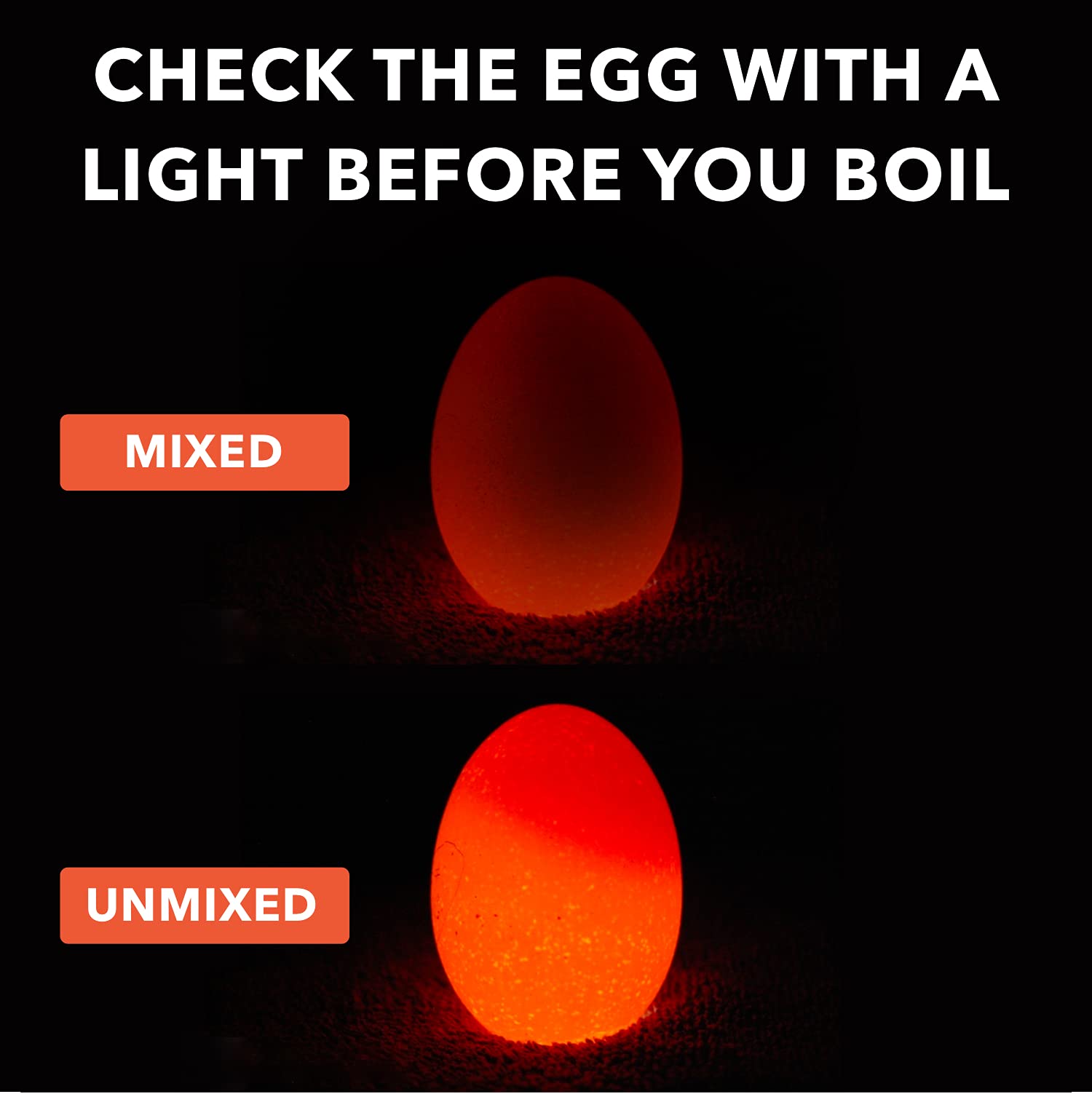 Eggfecto Egg Yolk Mixer - Egg Spinner Scrambler For Small And Large Eggs | Portable Golden Egg Maker For Hard Boiled Eggs | Easy