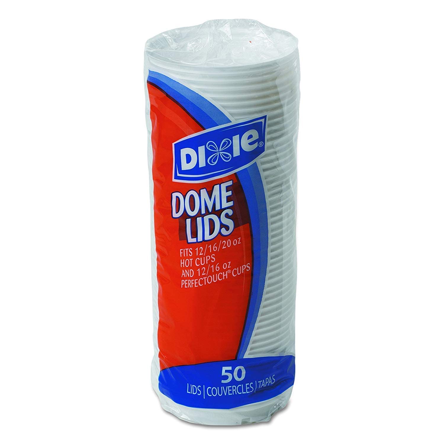 Dixie Perfectouch Wisesize Coffee Design Insulated Paper Cup, 12Oz Cups And Lids Bundle (12 Oz, 100 Cups, 100 Lids)