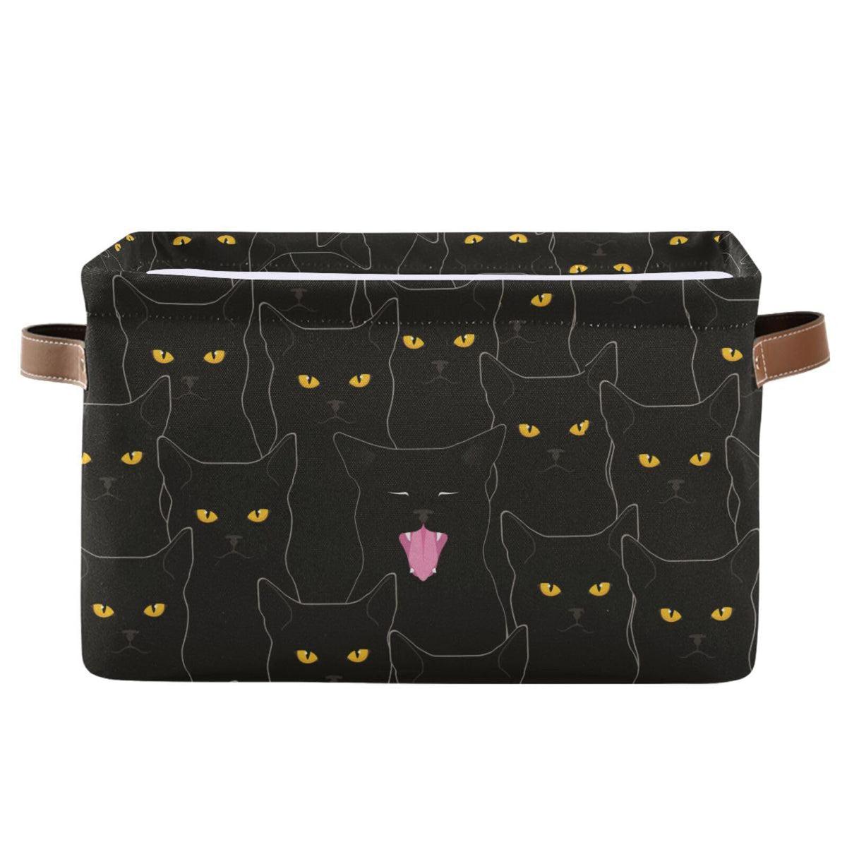 Cat Rectangular Storage Basket Organizer Bin Shelf Baskets For Clothes Gifts For Home Office Dorm