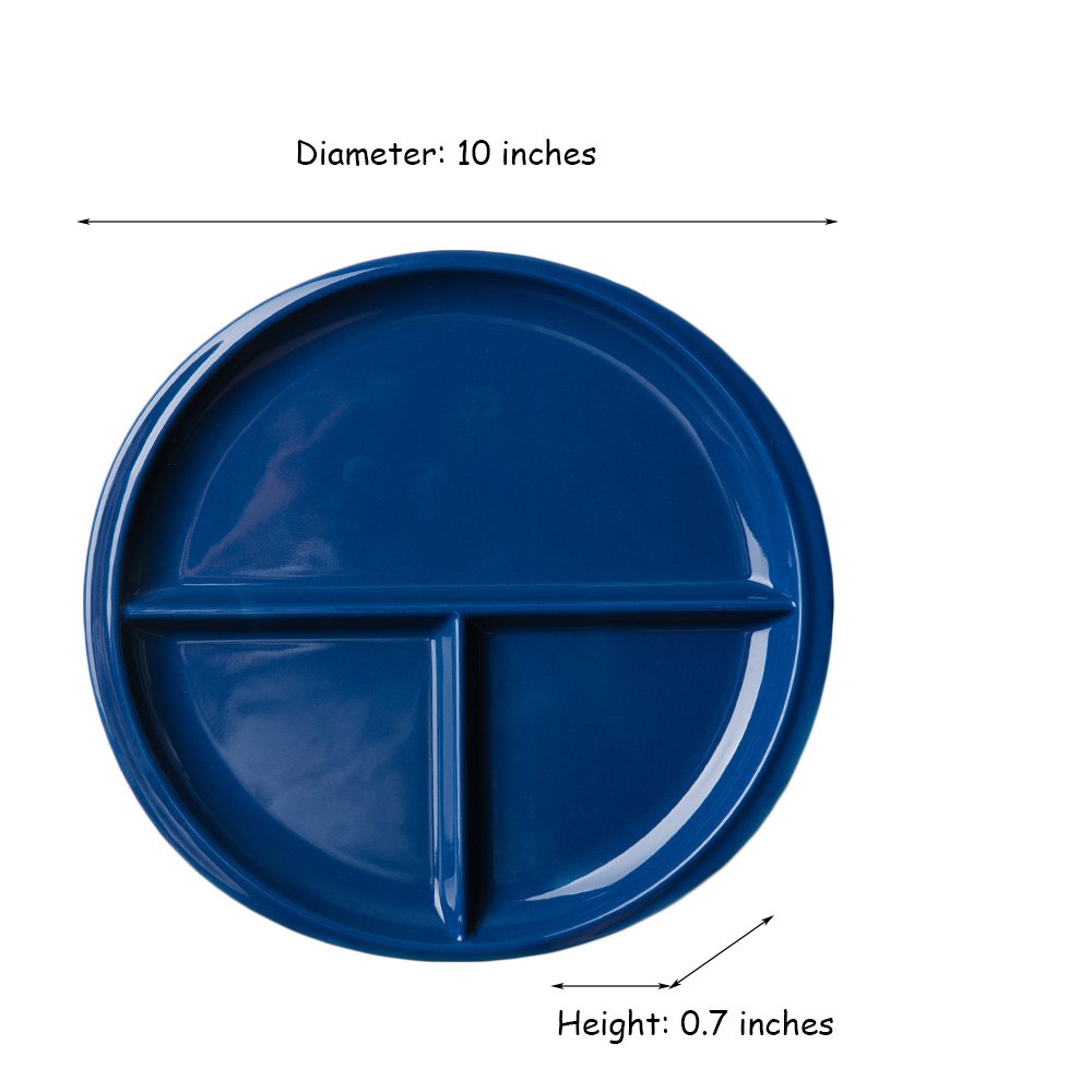 Flying Balloon Elegant Quadrate Shaped Ceramic Divided Plate Dinner Plates Luncheon Plates Salad Plates Dishes Best Gift For Kit