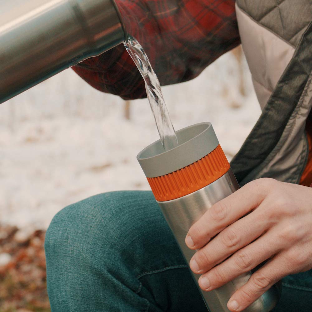 Wacaco Pipamoka Portable Coffee Maker, Coffee Brewer, All-In-One Vacuum Pressured,Insulated Travel Mug, Hand Powered And Filter