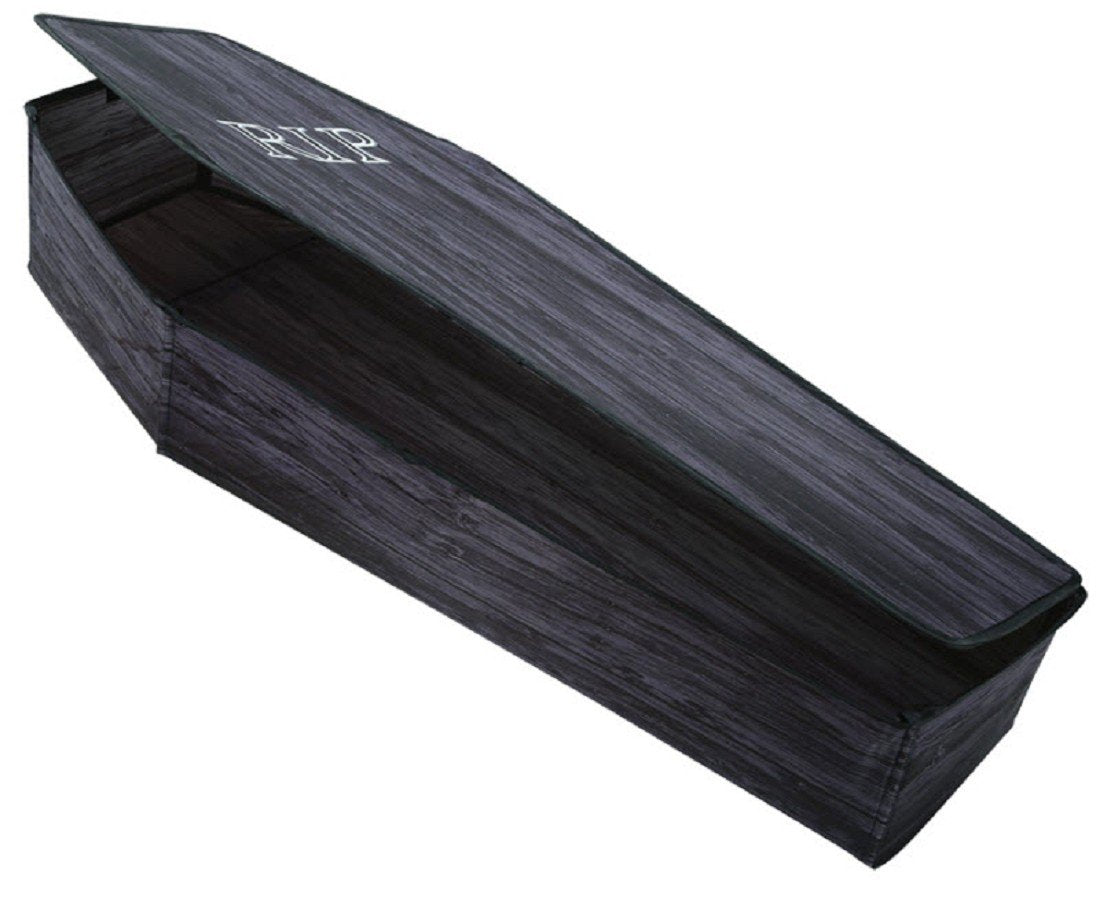 60 WoodPrint Coffin Prop with Lid  Black