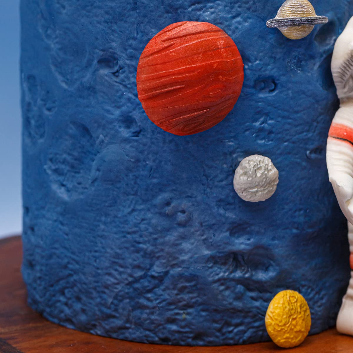 Katy Sue Moon Surface Texture Mat Silicone Mold For Space Themed Cake, Cookie Decorating, & Craft. Use With Fondant, Sugar Paste