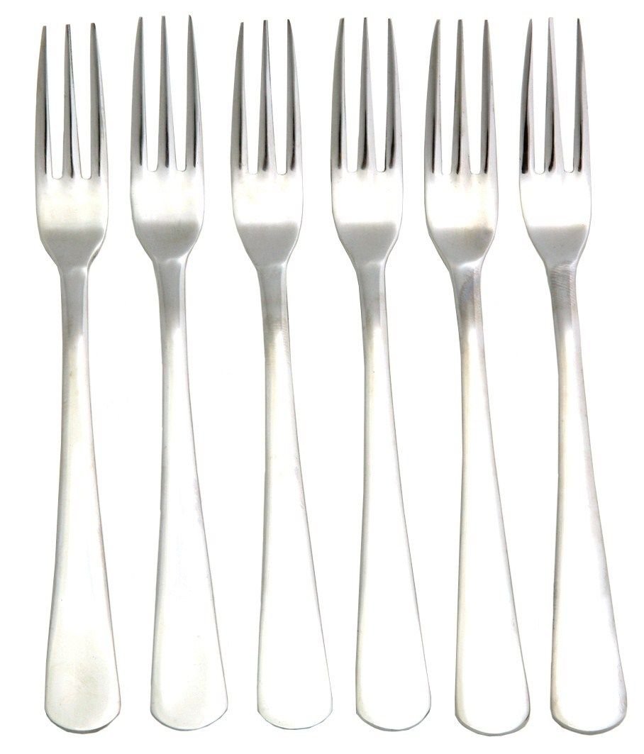 Norpro Hors D'Oeuvres Forks Set Of 6, Silver