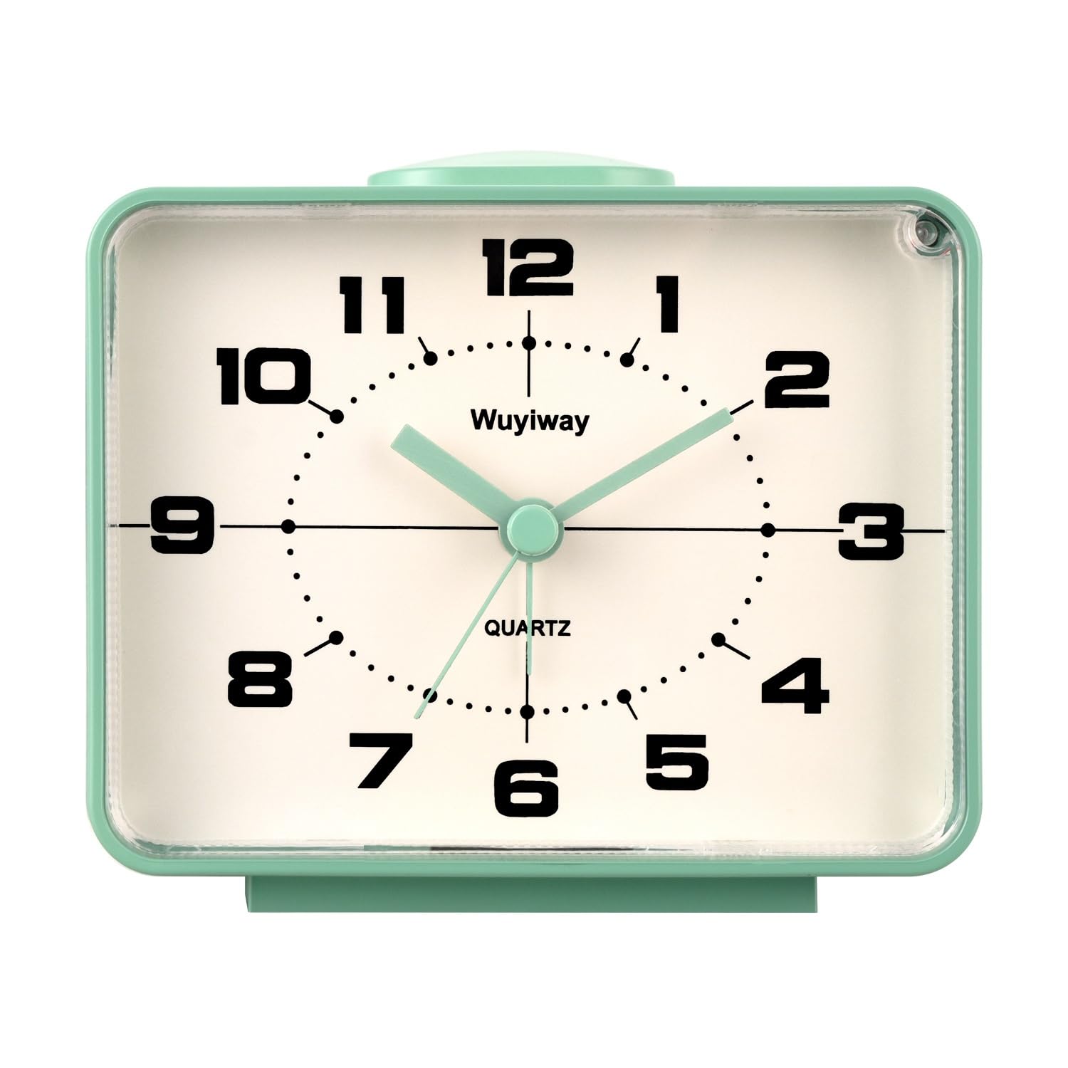 Wuyiway Retro Analog Alarm Clock,Battery Operated,4 Vintage Decor for Bedroom, Nightstand, Bedside, Desk, Table,Silent,Lighted o