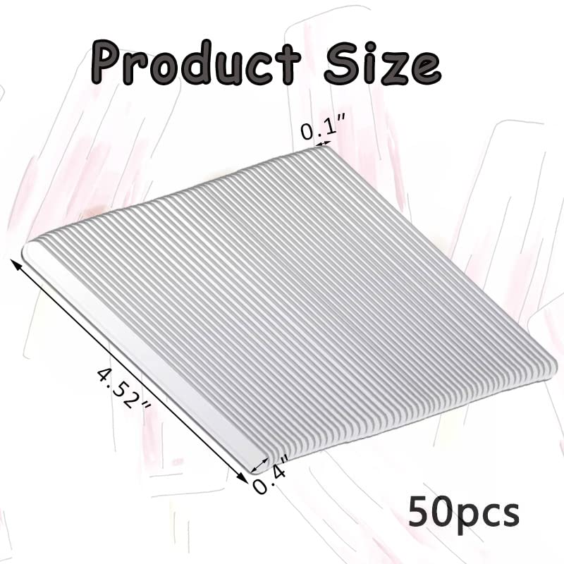 50 Pieces Acrylic Popsicle Stick 4.5'' Cakesicle Sticks Reusable Mirror Ice Cream Sticks Transparent Ice Pop Sticks Clear Acryli