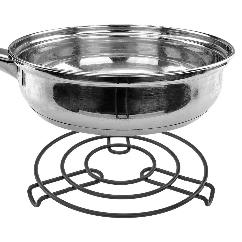 Southern Homewares Metal Pot Mat Hot Cookware Trivet Holder Stand Durable Stylish Designs For Counter-Tops Tables, Set Of 2