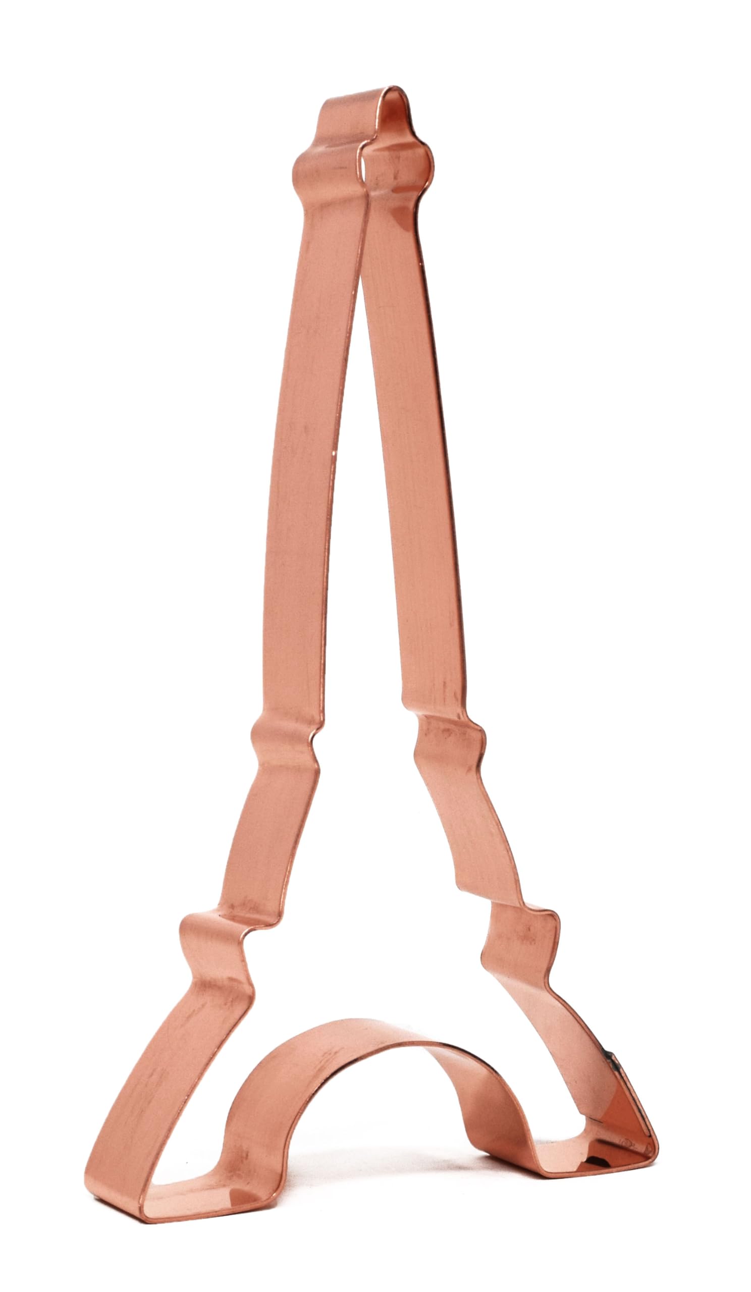 Eiffel Tower Cookie Cutter 4.75 X 2.75 Inches - Handcrafted Copper Cookie Cutter By The Fussy Pup