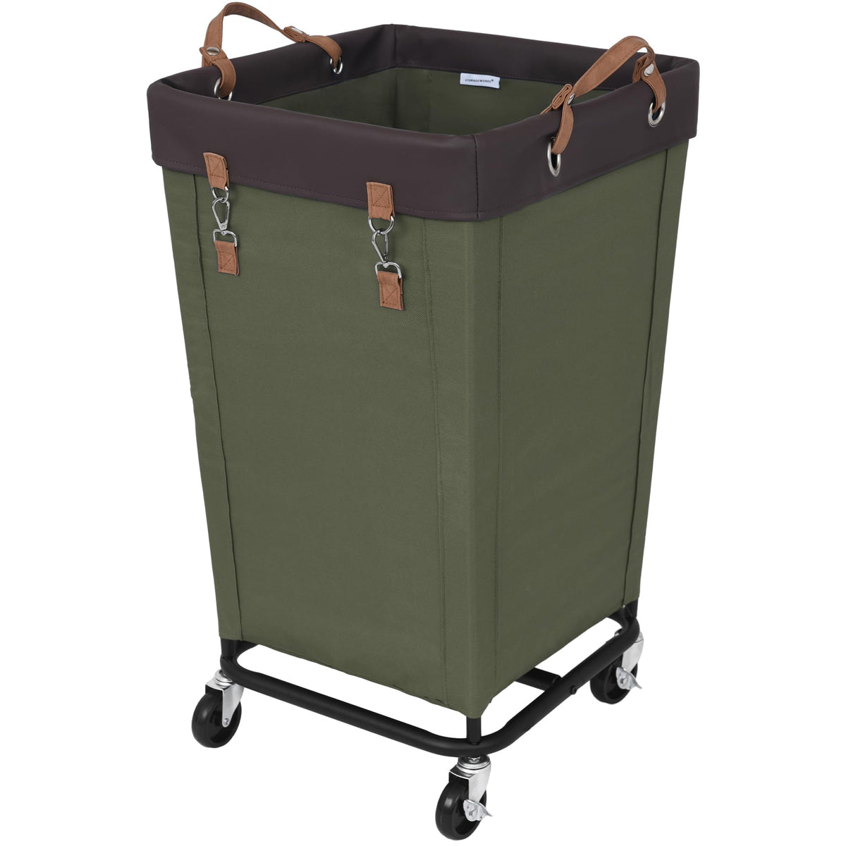 Storageworks Laundry Hamper With Wheels, 160L Large Hampers For Laundry Rolling Laundry Basket, Dirty Clothes Hamper For Hotel,