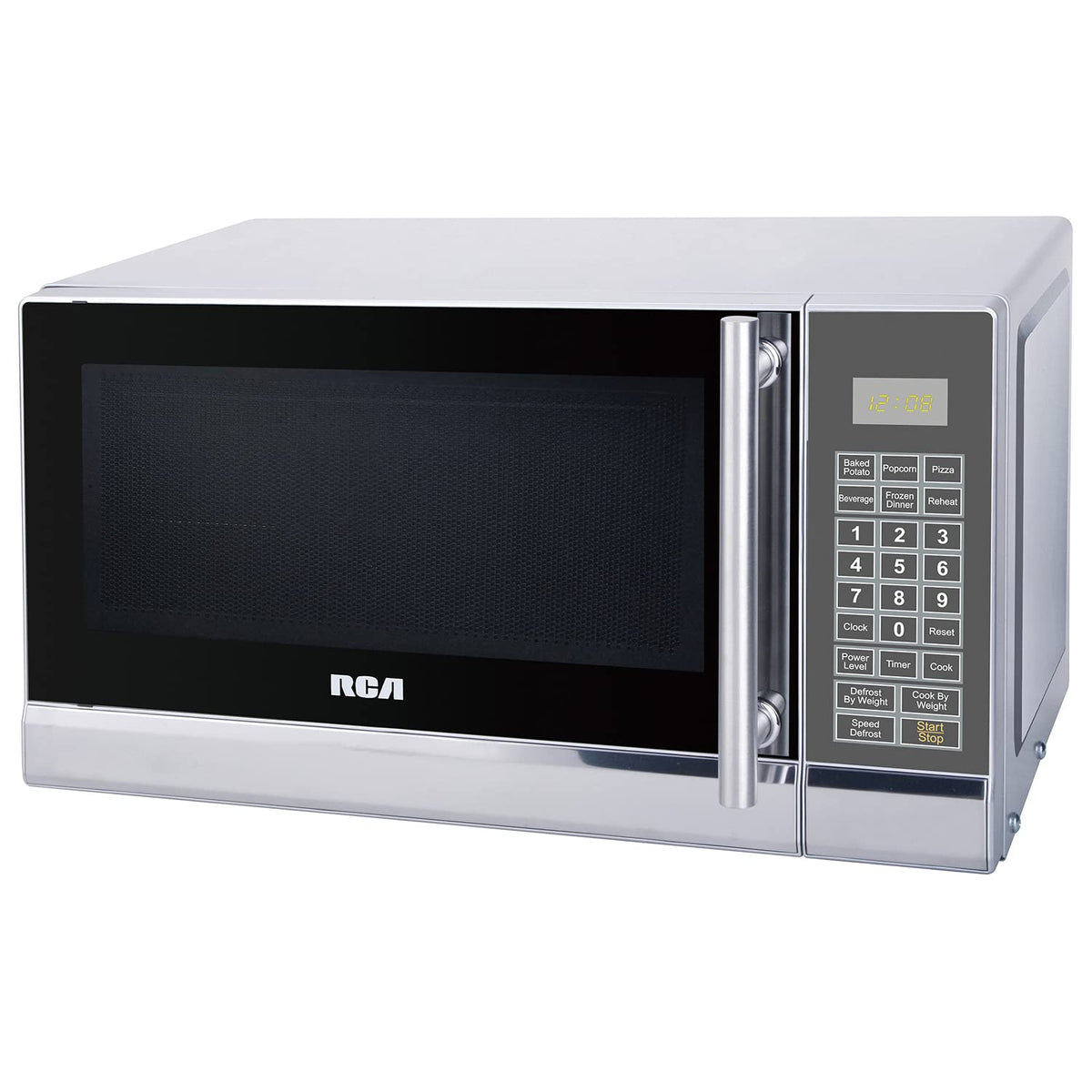 Rca Rmw741 0.7 Cubic Foot Microwave, Stainless Steel Design, Silver ...