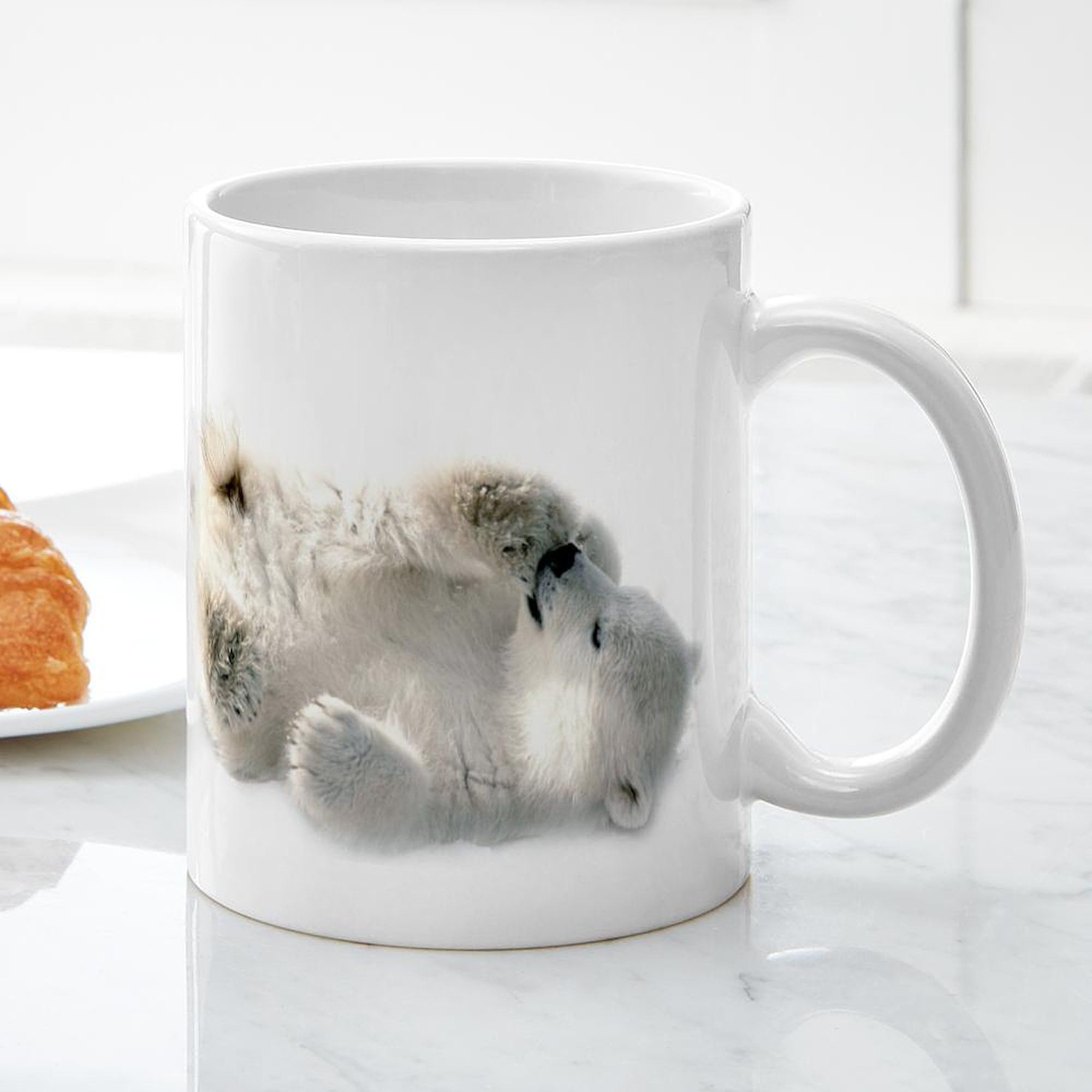CafePress Baby Polar Bear Mugs 11 oz (325 ml) Ceramic Coffee Mug