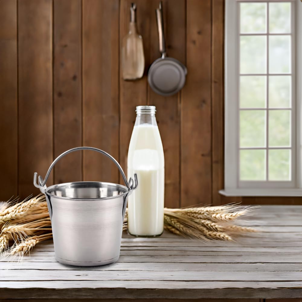 Lindy's Stainless Steel Pail  1-Quart  Silver
