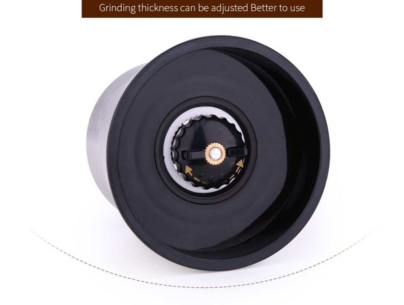 BlueSnail Stainless Steel Manual Grips Glass Salt Pepper Grinder Seasoning Bottle (7.5''  Silver)