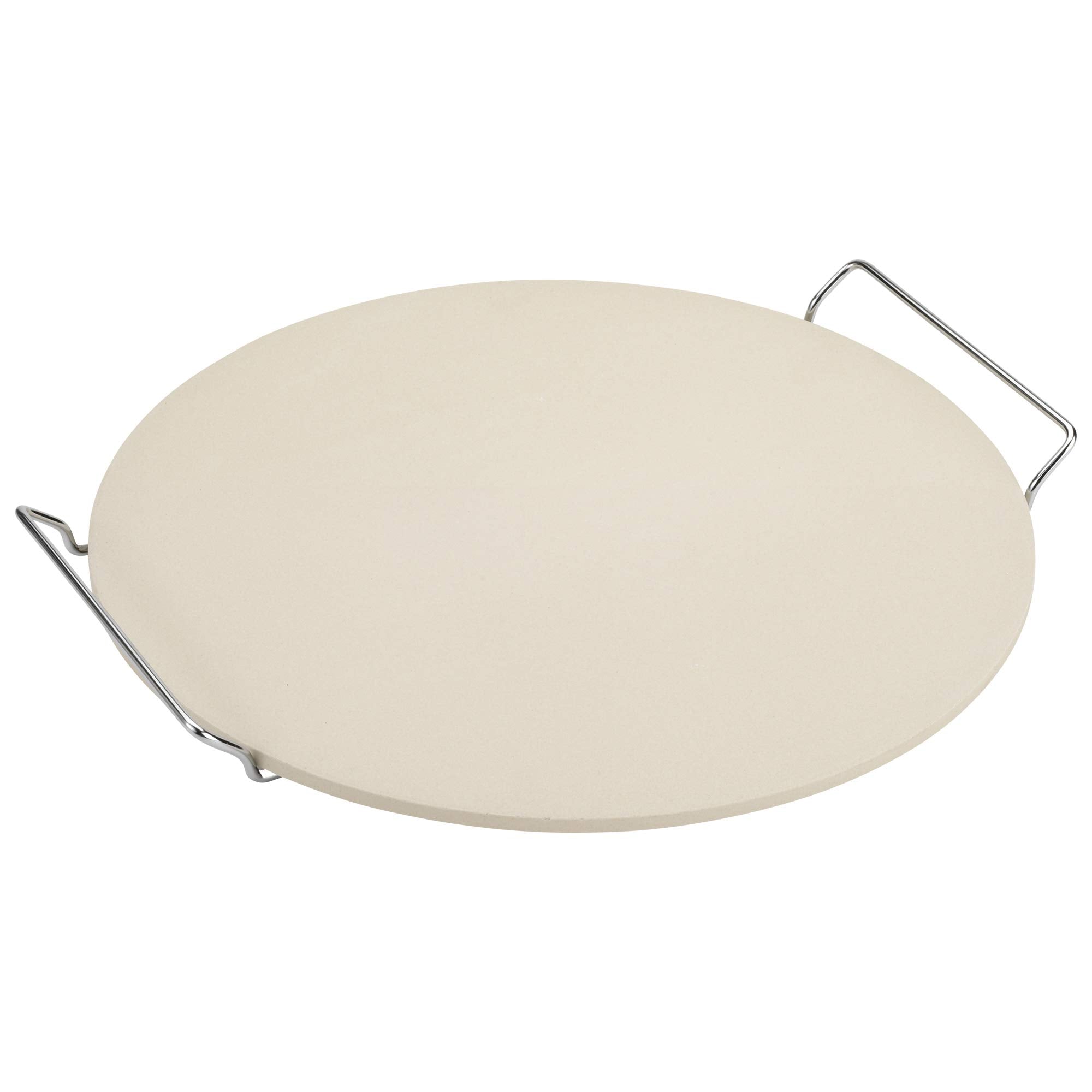 GoodCook Pizza Stone 14.75 Inch Natural Stone with Rack Model 04299