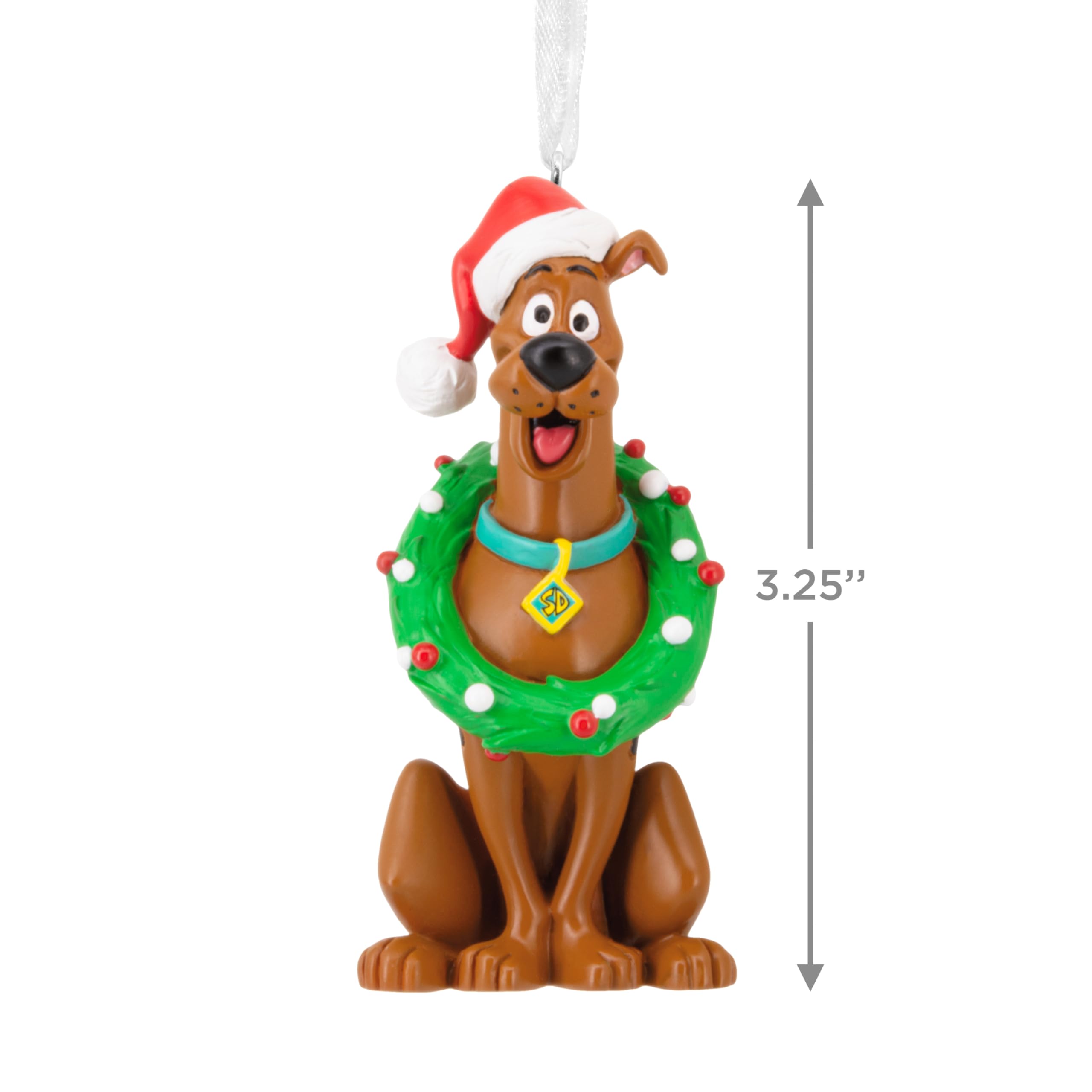 Hallmark Scooby-Doo with Wreath Christmas Ornament, Cartoon Gifts