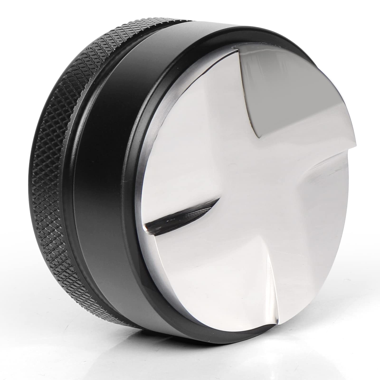 Xsuper 58Mm Coffee Distributor & Tamper, Espresso Coffee Leveler Fit, 4 Angled Slopes Adjustable Depth Espresso Hand Tamper, Pro