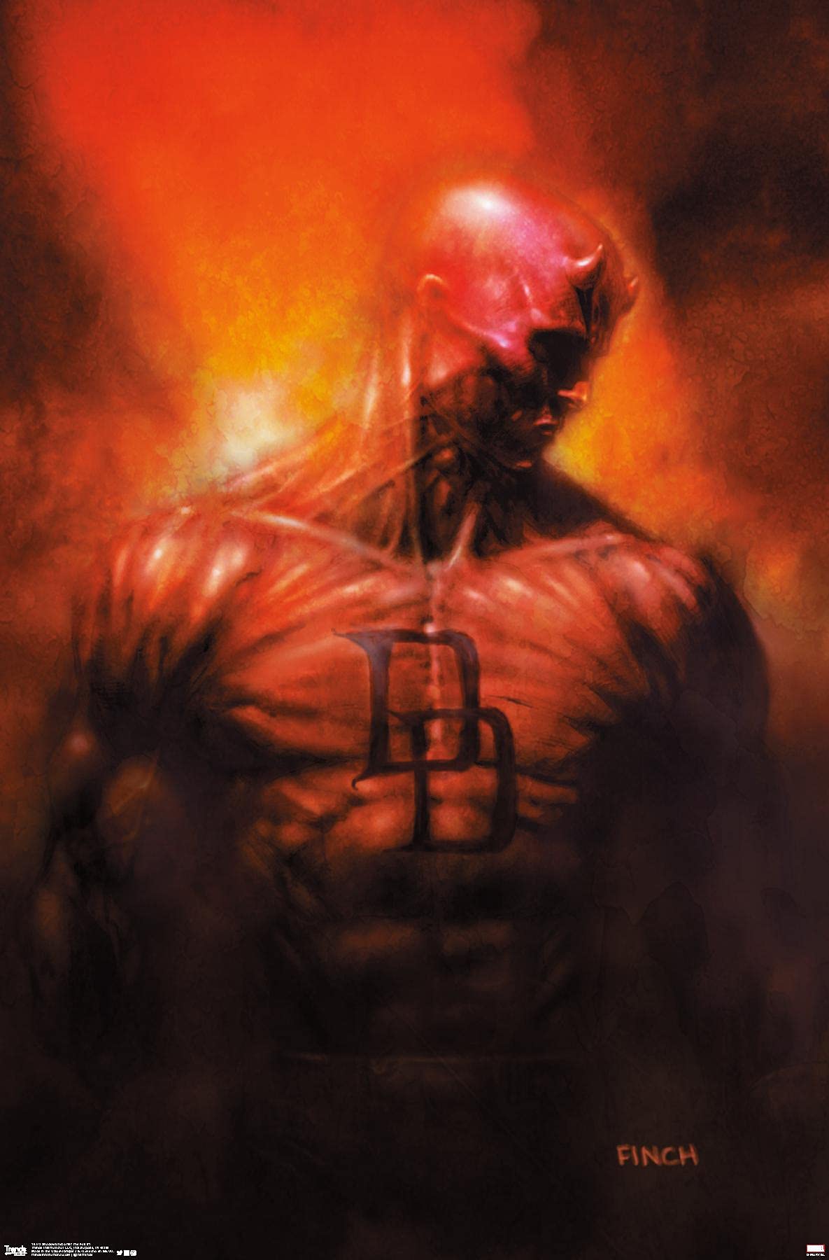 Trends International Marvel Comics - Daredevil - Shadowland: After The Fall Cover #1 Wall Poster, 22.375'' X 34'', Premium Unfra