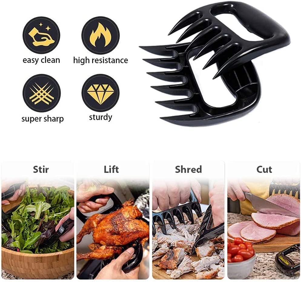 Meat Claws For Shredding, Meat Shredder Tool, Shredding Claws, Chicken Shredder Tool, Bear Claws, Bbq Claws For Shredding Meat,