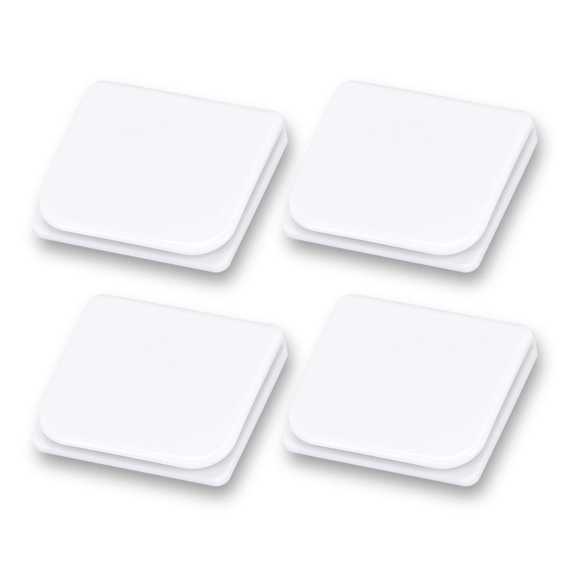 Shower Curtain Clips, Beda Home 4 Pieces Shower Splash Guard, Wind-Proof Self Adhesive Shower Curtain Clips, Avoid Slippy Floor