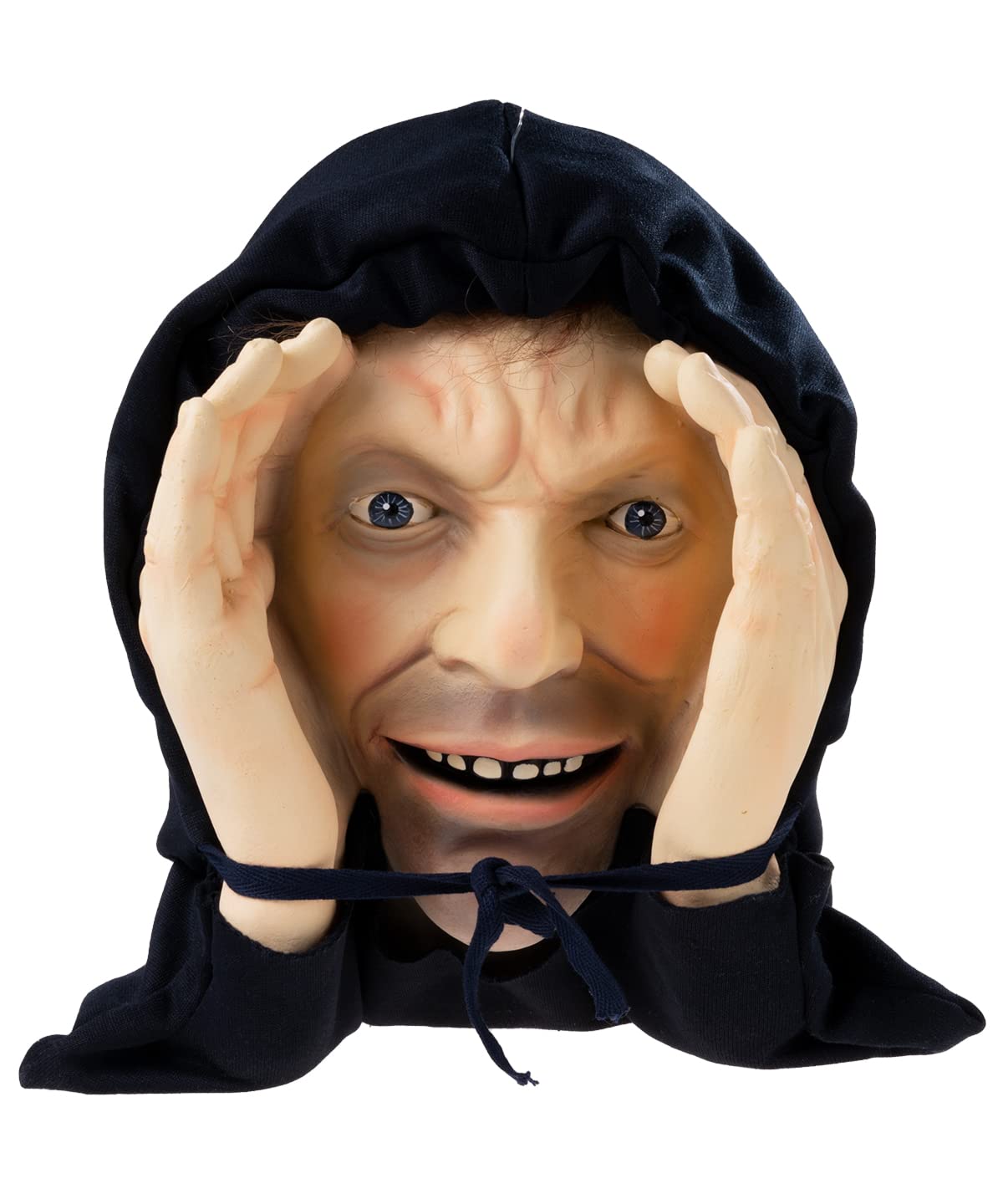 Scary Peeper Freak Halloween Decoration Peeping Tom, Indoor and Outdoor Window Hanging Mask for Spooky House Party Scares, Trick