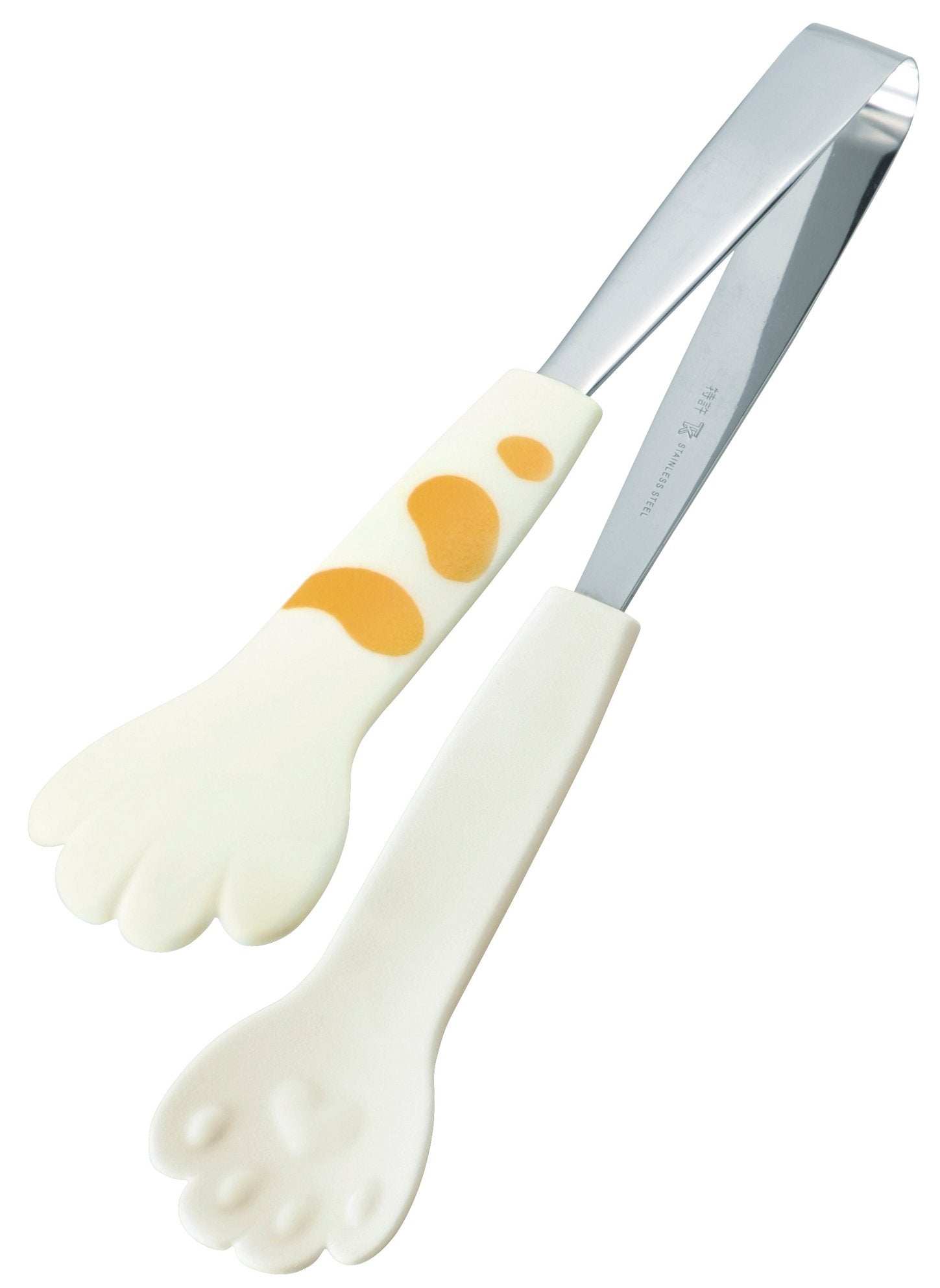 Miya Catch Cat Tongs, 9.5-Inch, White