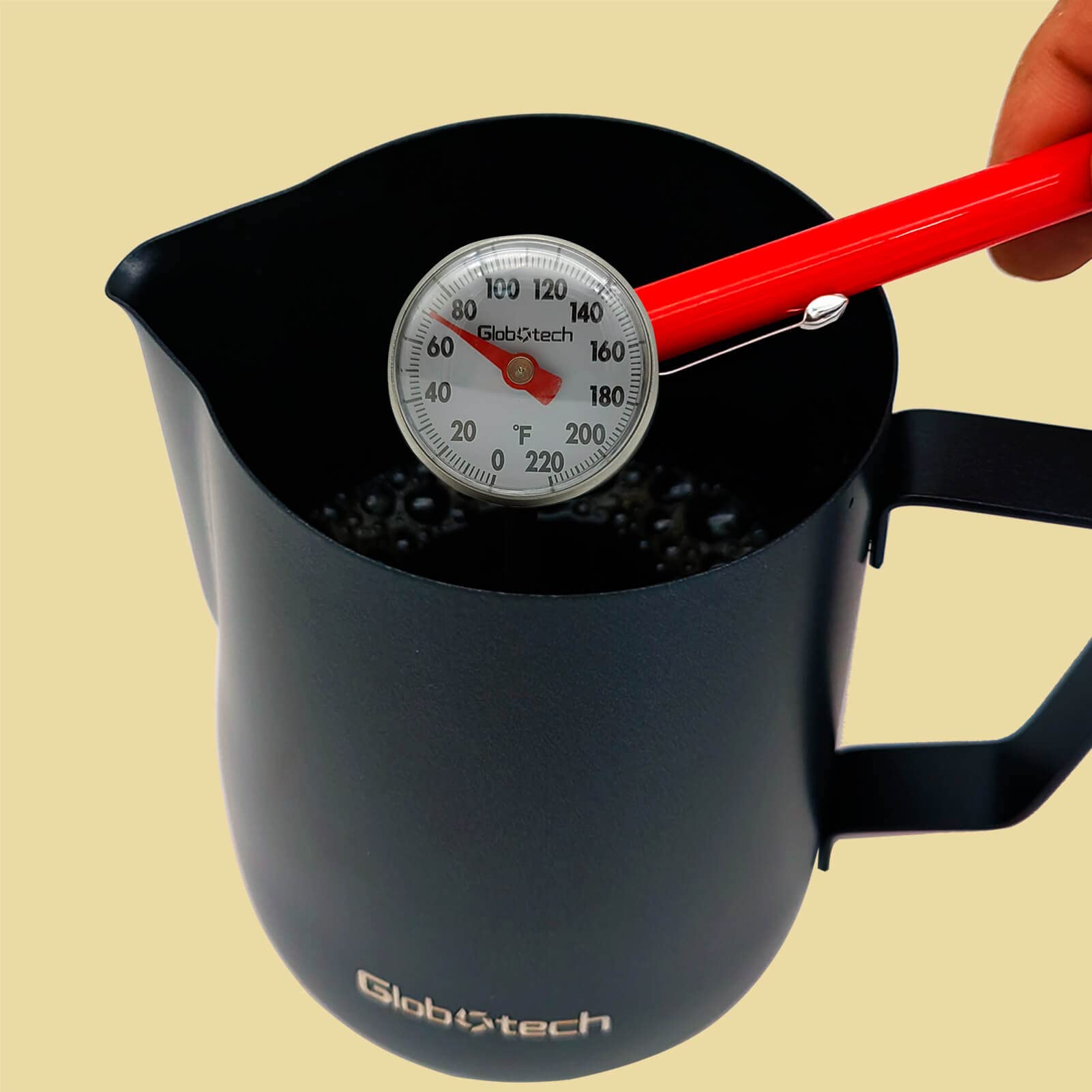 Kitchen Food-Cooking Meat Coffee Thermometer - Pocket Espresso Thermometer For Milk Foam Frothing Chocolate Water Grill, Turkey,