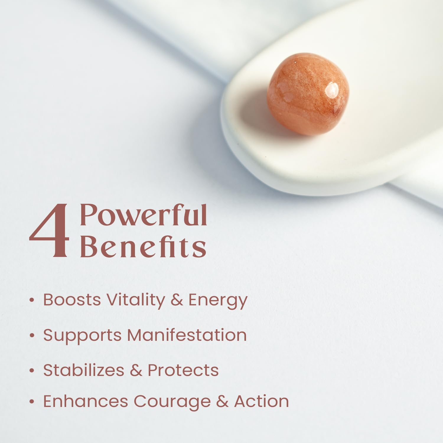 Astrotalk Red Aventurine Tumble | Boosts Vitality, Courage & Motivation | Stone for Manifestation, Energy & Protection | Office Table & Living Room Decor | Gift for Man & Woman