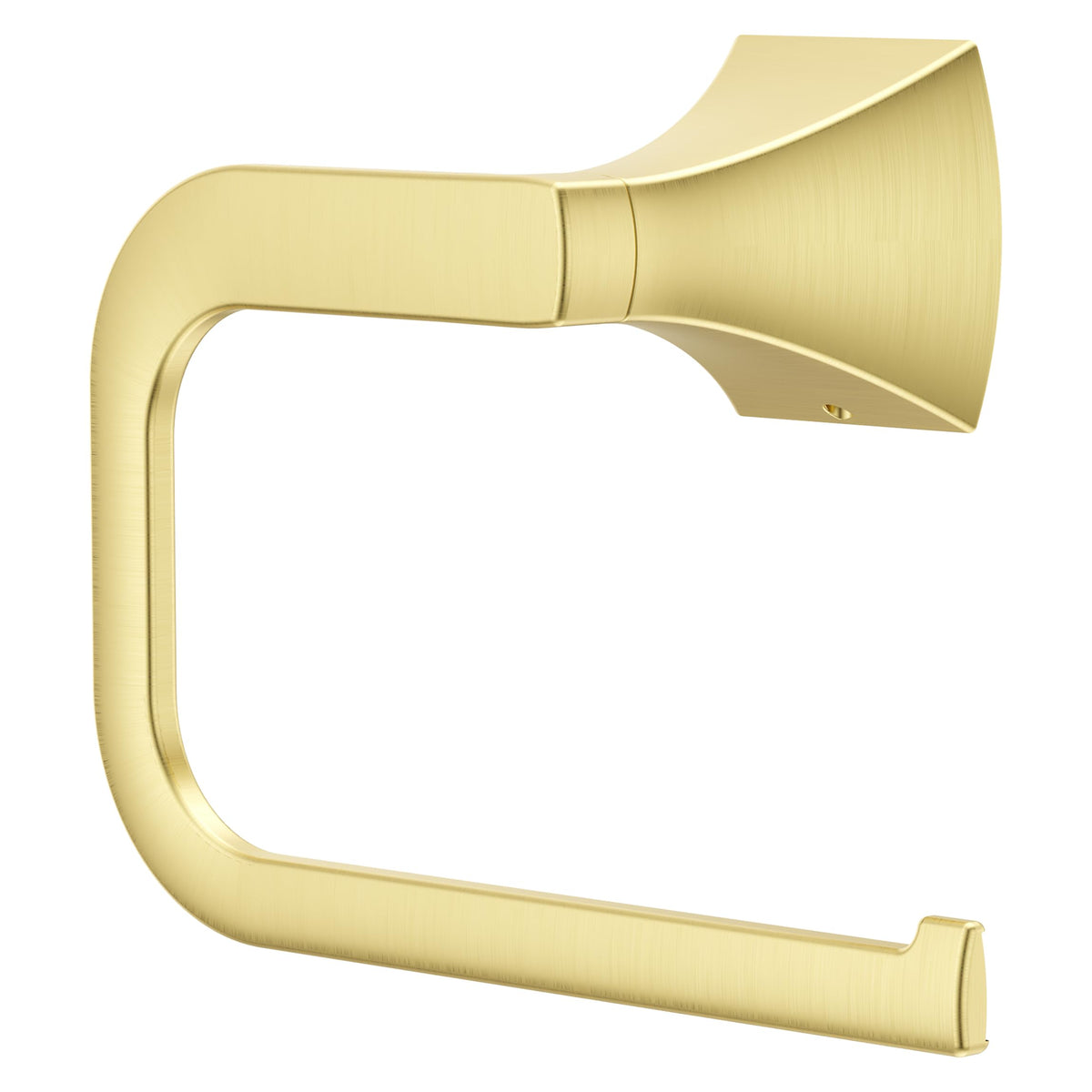 Pfister Bruxie Towel Ring, Hand Towel Holder For Bathroom, Wall-Mounted, Screw-In, Brushed Gold Finish, Brbbie0Bg