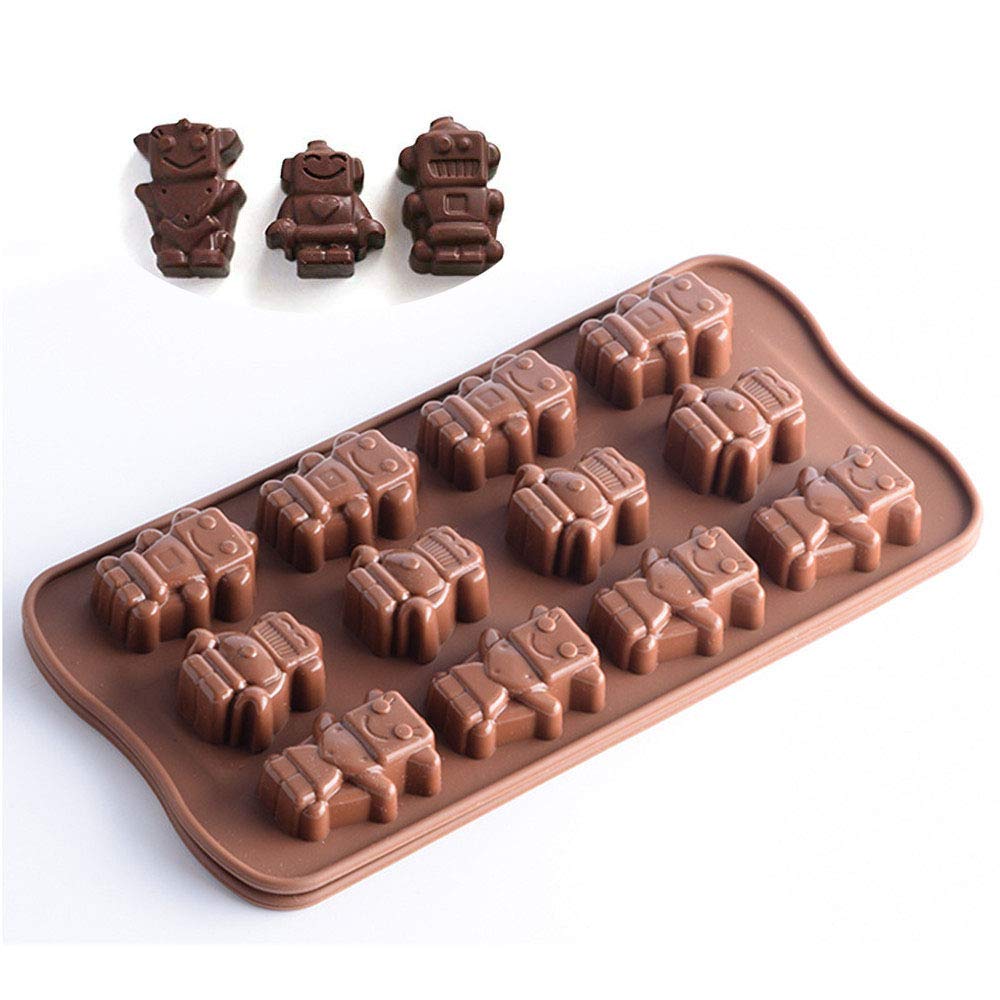 Chocolate Gummy Molds Nonstick Silicone Baking Molds For Making Ice Cubes Jelly Chocolate Soap Shaping Hard Candies, 2 Pcs/Lot R
