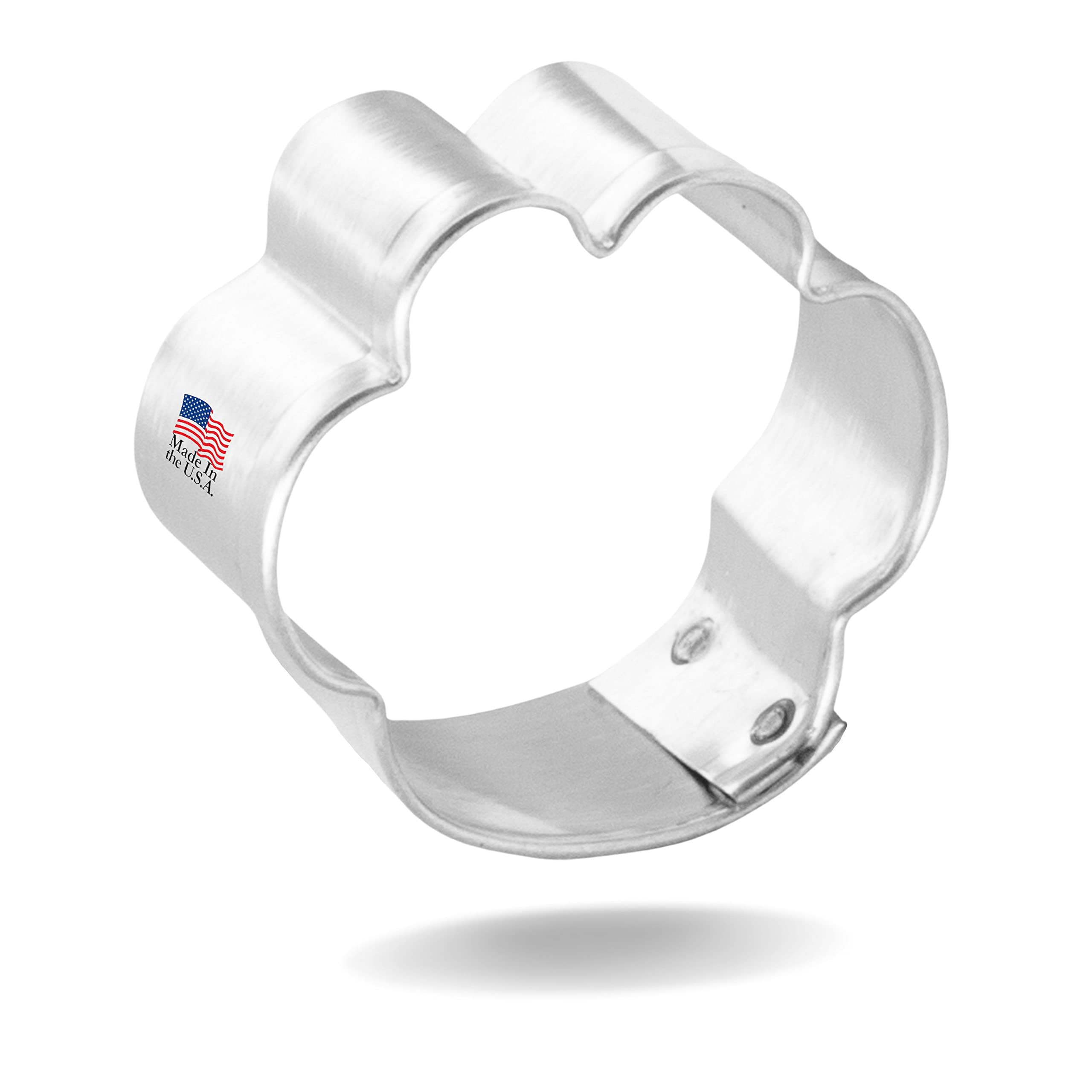 Paw Print Cookie Cutter 1.25 Inch - Made In The Usa - Foose Cookie Cutters Tin Plated Steel Paw Print Cookie Mold